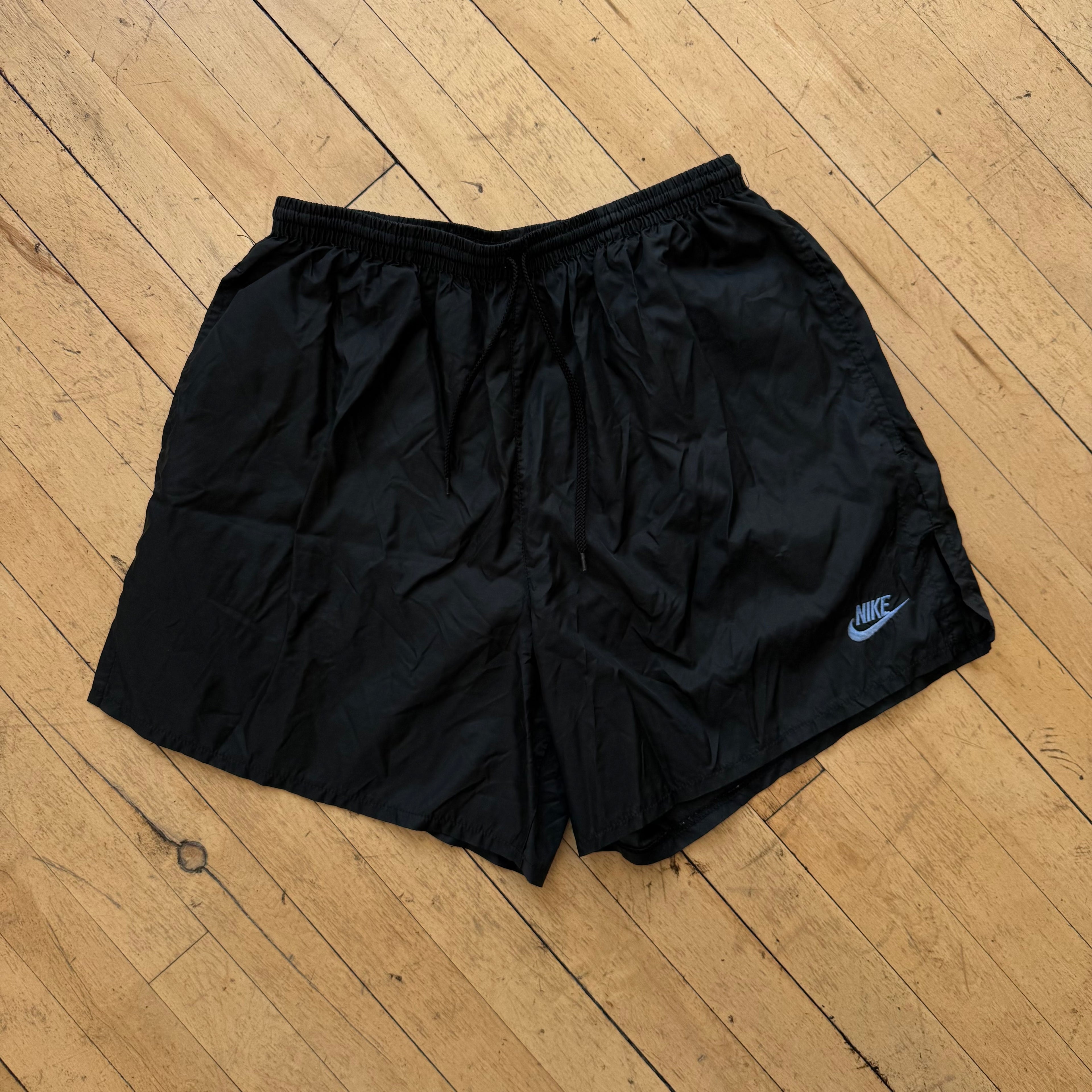 Vintage Black Nike Track Shorts Sz L
