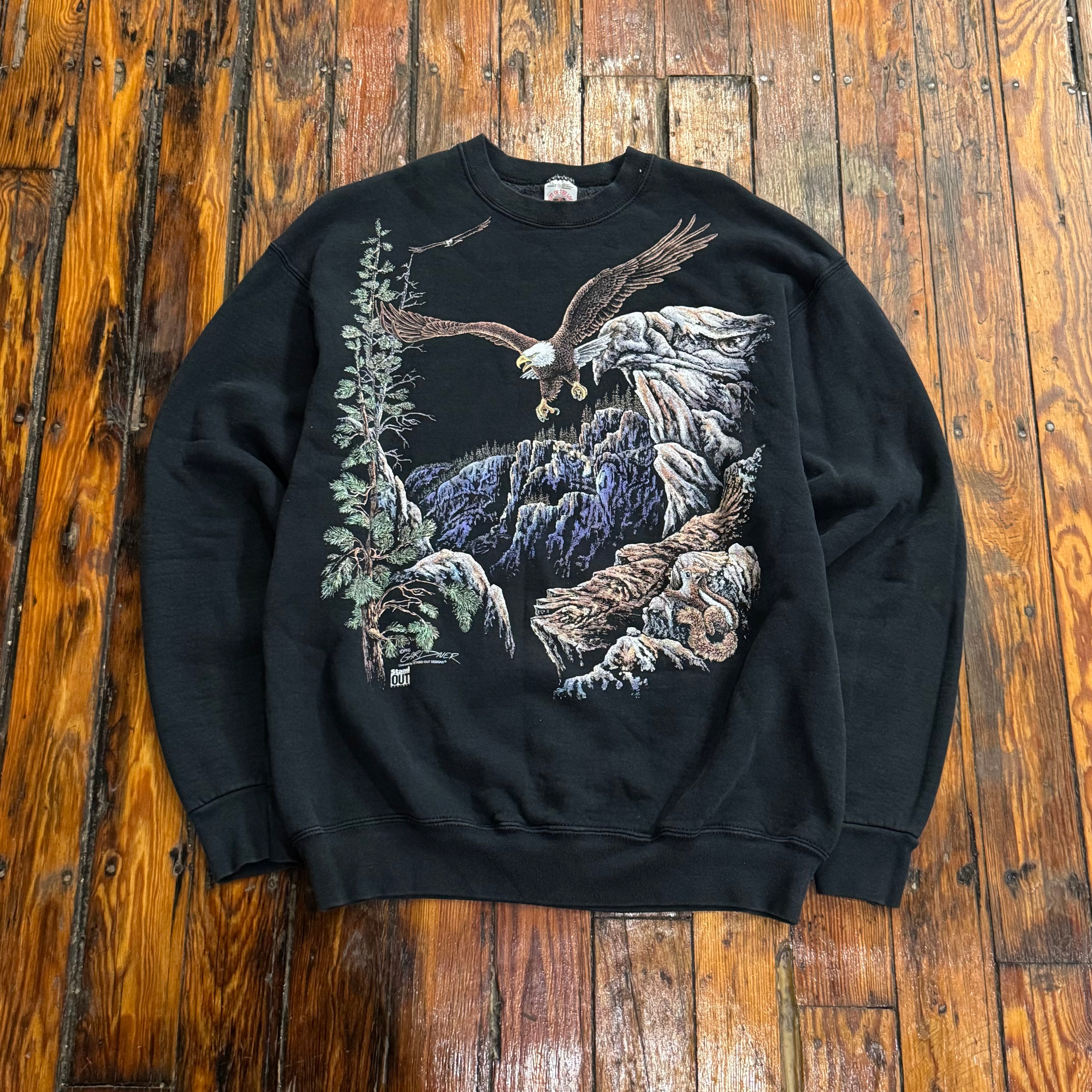 Vintage Eagle Nature Crewneck Sz XL