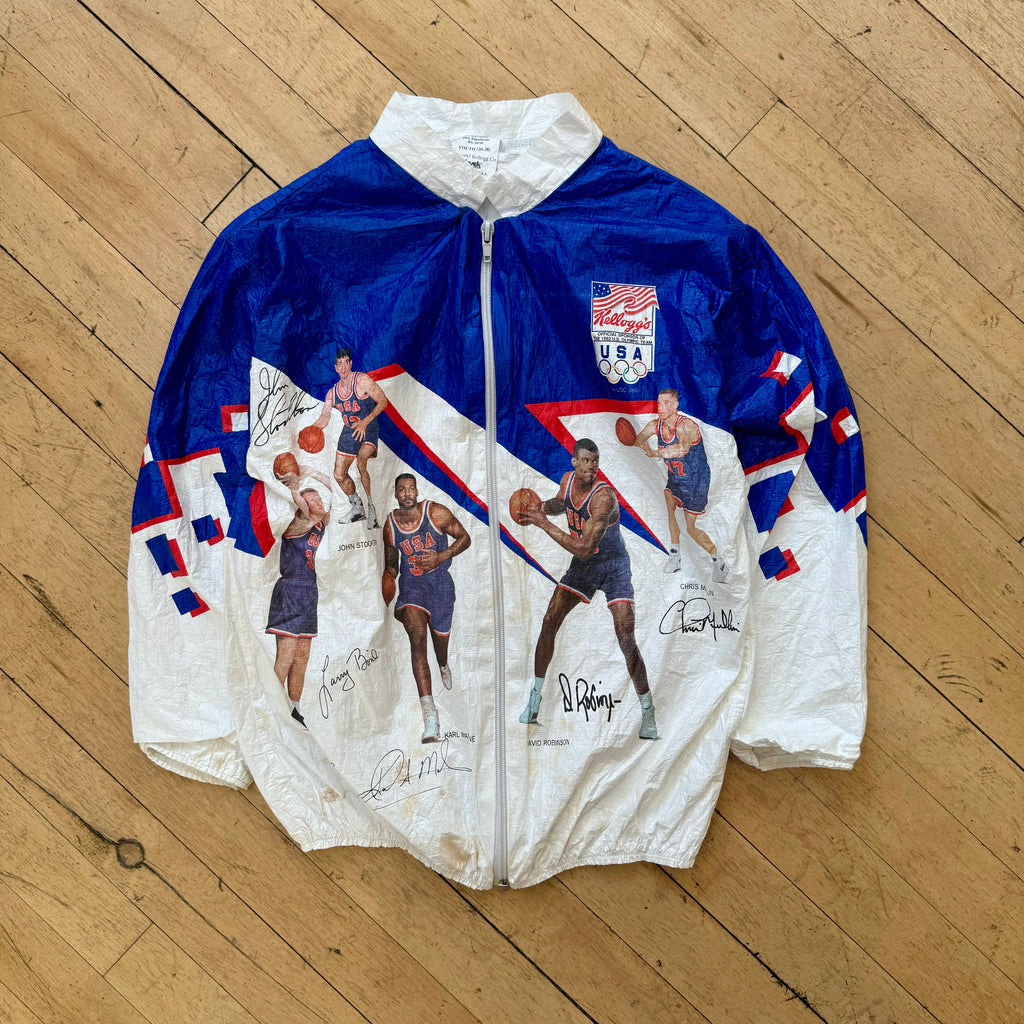 Vintage USA Basketball 1992 Light Jacket Sz YTH 8-10