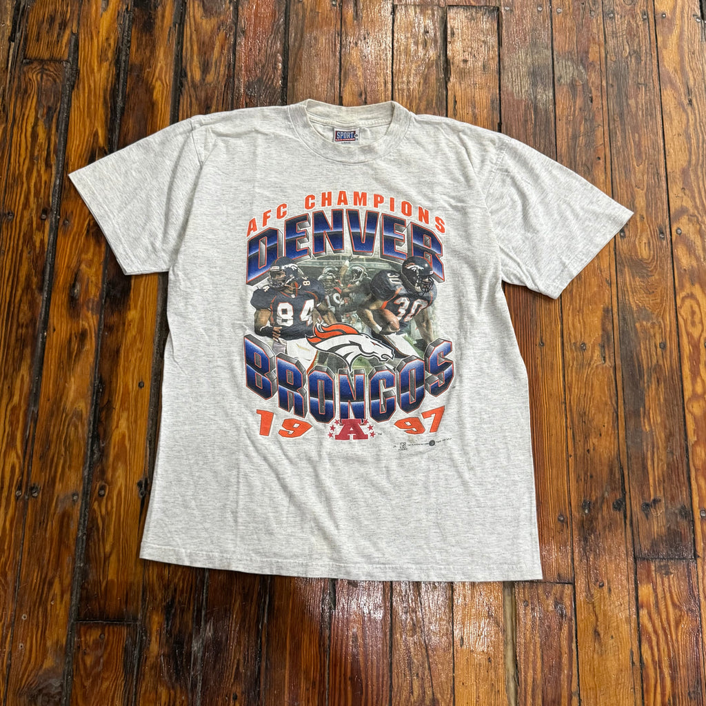 Vintage Denver Broncos AFC Champions T-shirt Sz L