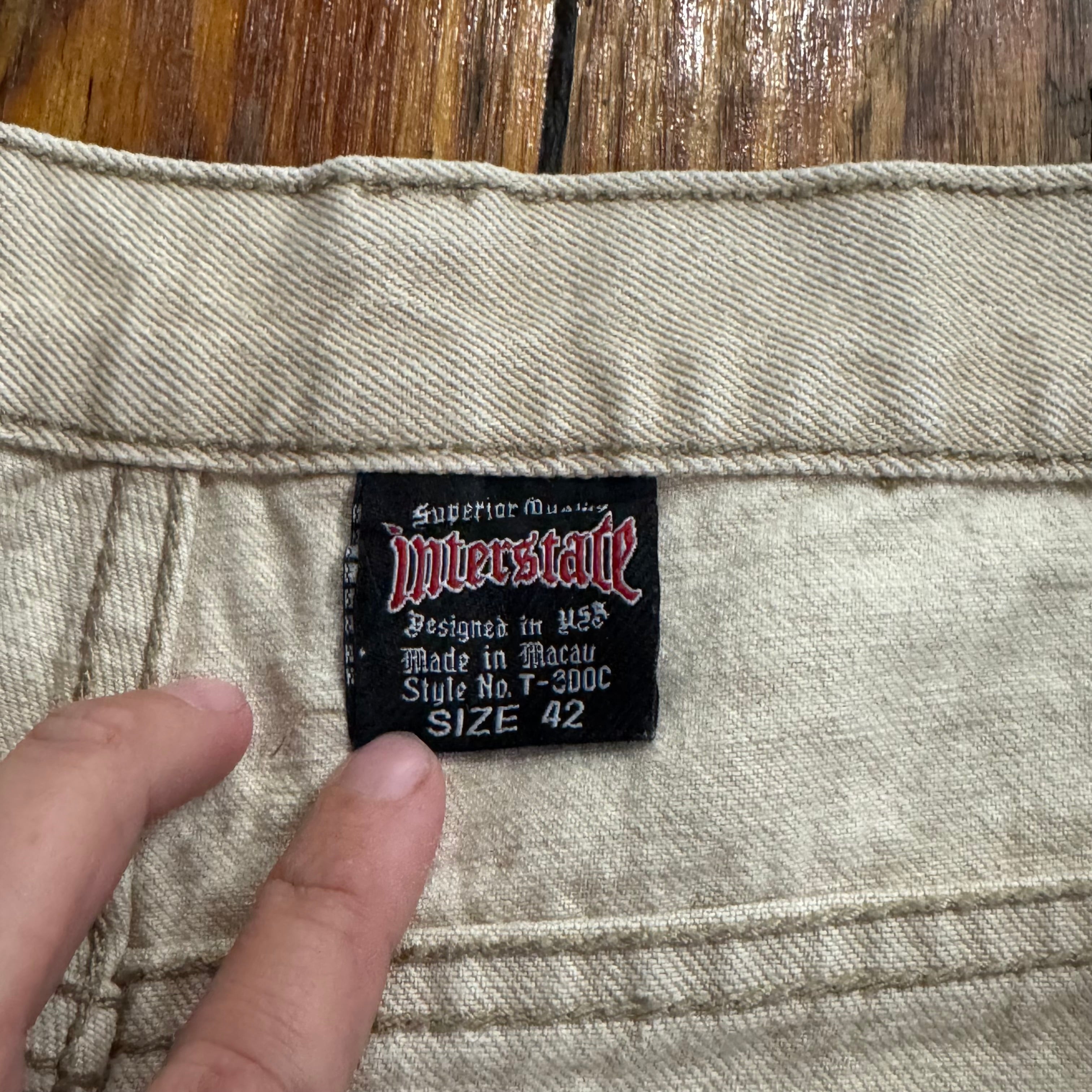Y2K Interstate Denim Jeans Sz 42