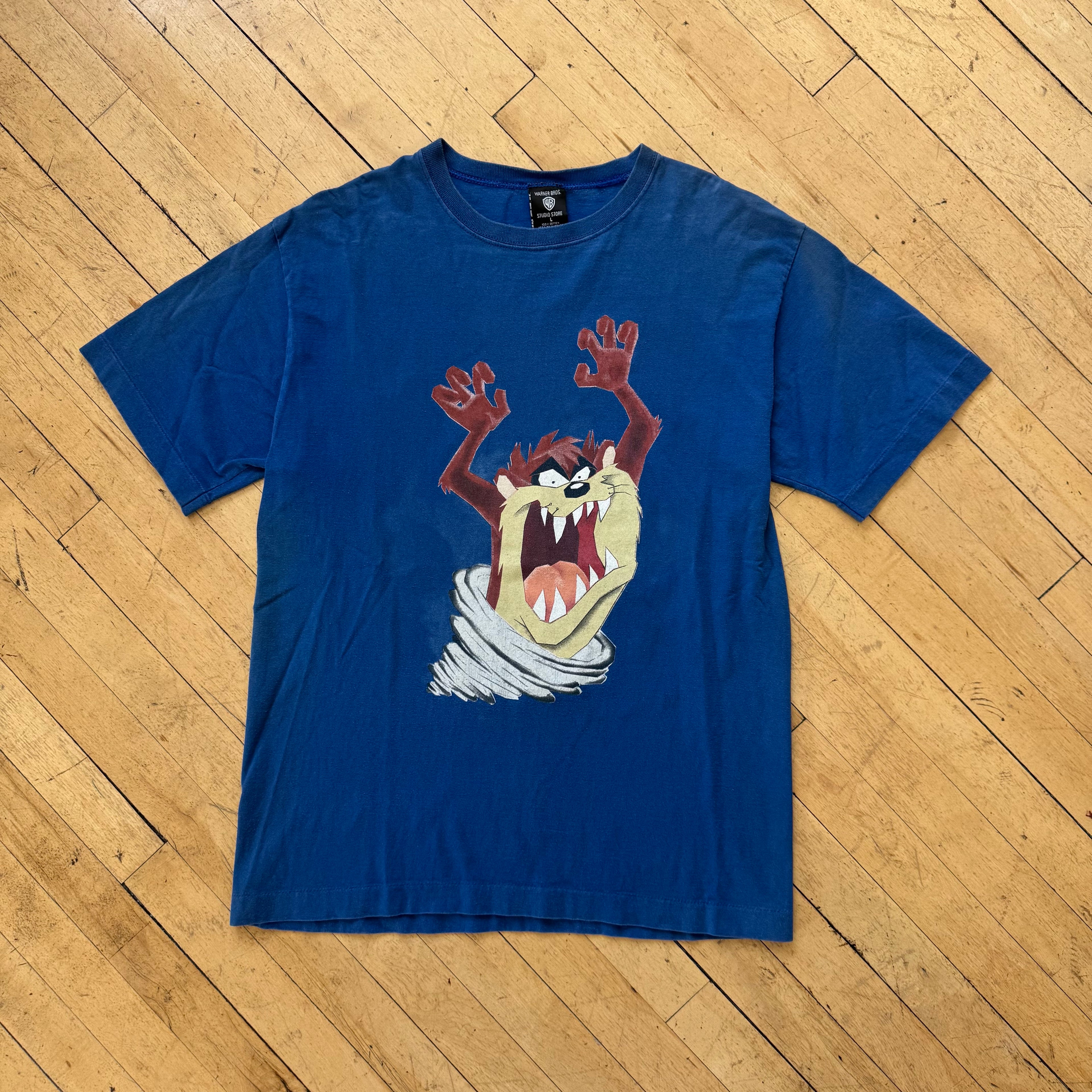 Vintage Looney Tunes Taz T-shirt Sz L