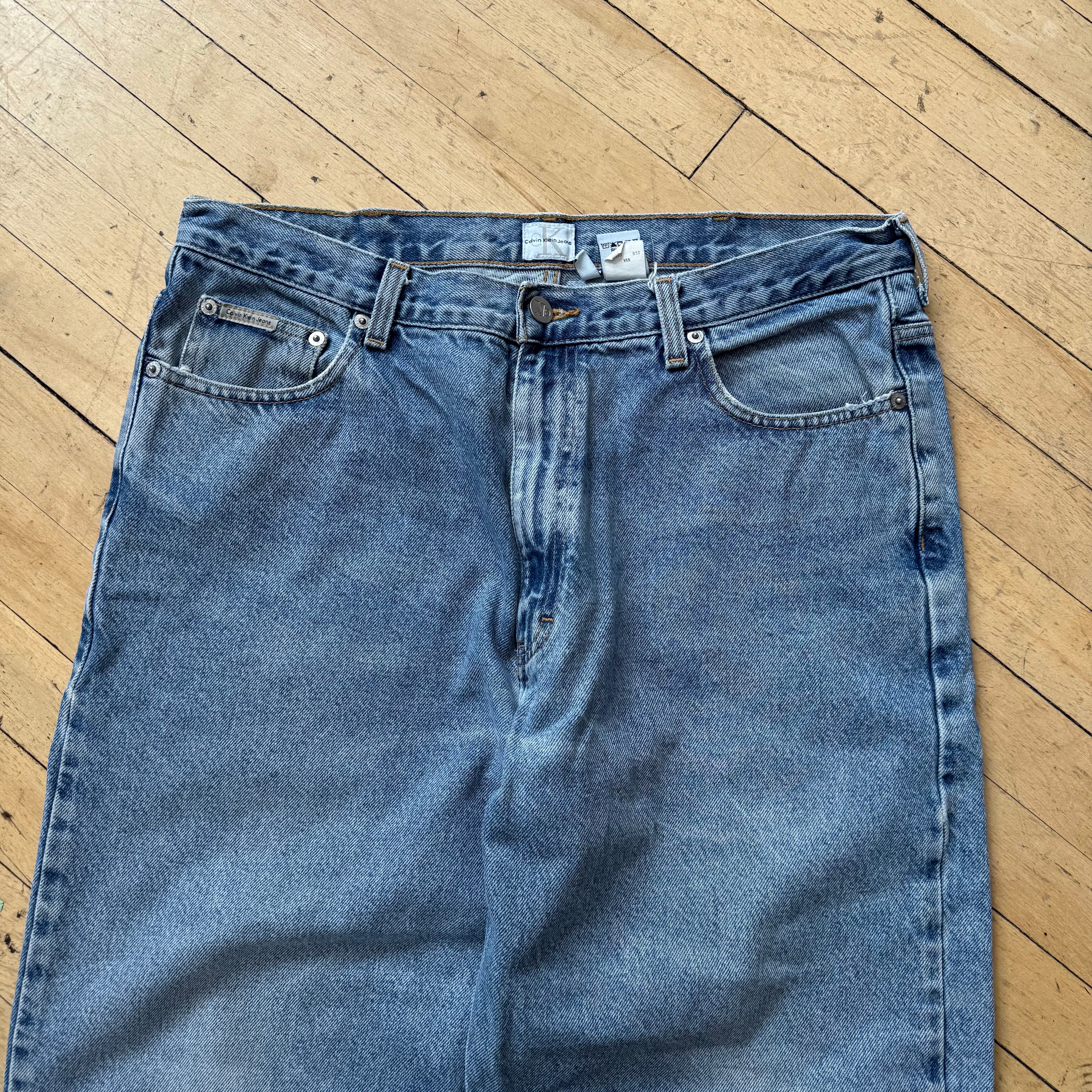 Vintage Calvin Klein Denim Jeans Sz 36x30