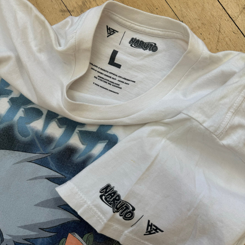 Y2K Naruto Anime T-shirt Sz L