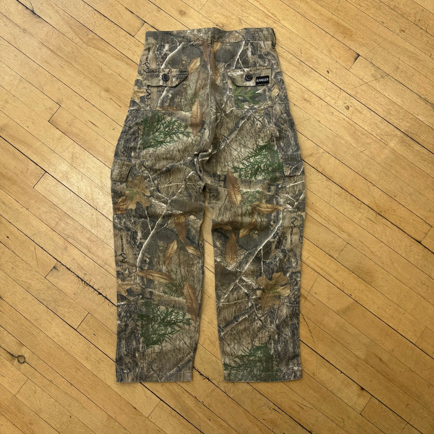 Vintage Ranger Camo Cargo Pants Sz 18