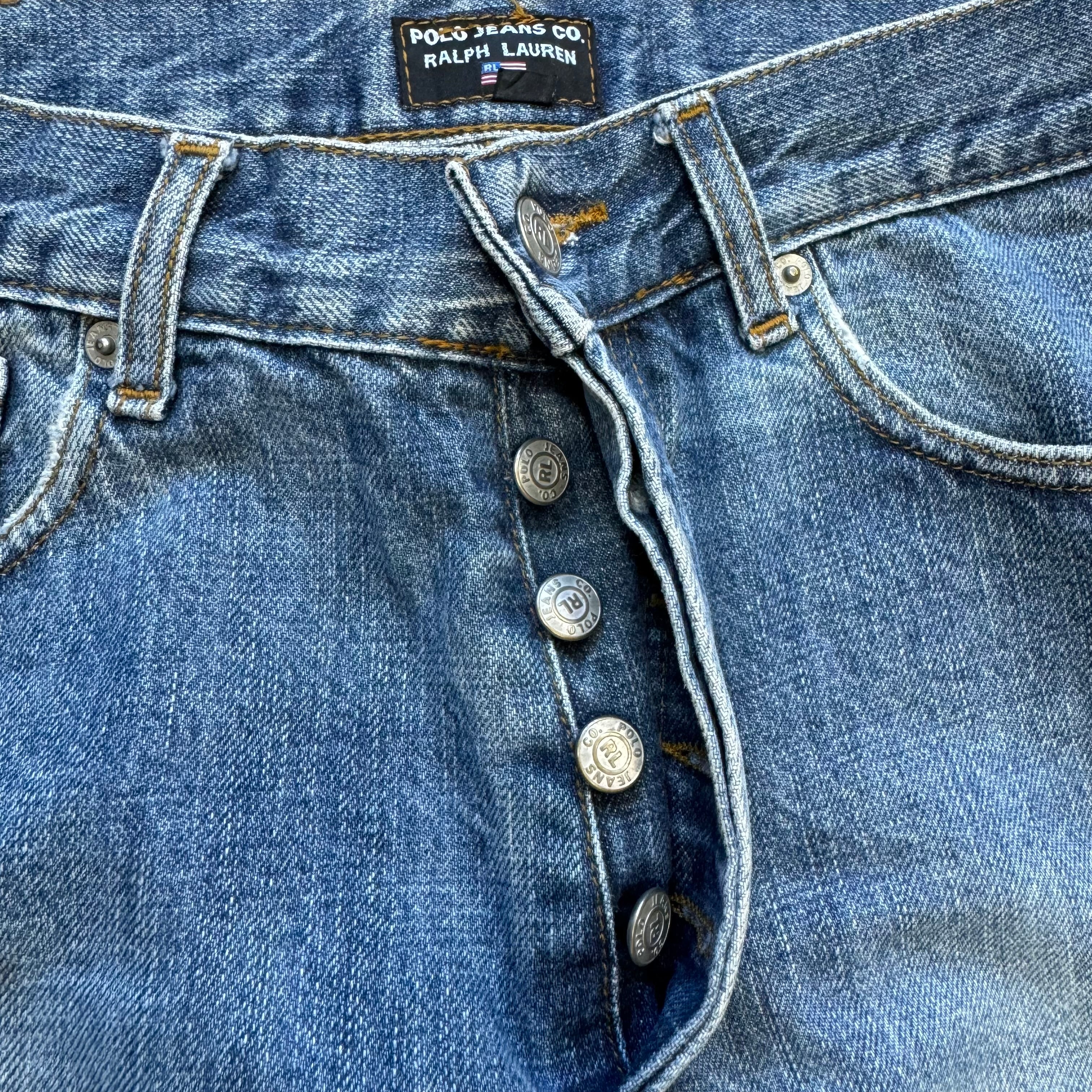 Vintage Polo Jeans Ralph Lauren Denim Jeans Sz 32x34