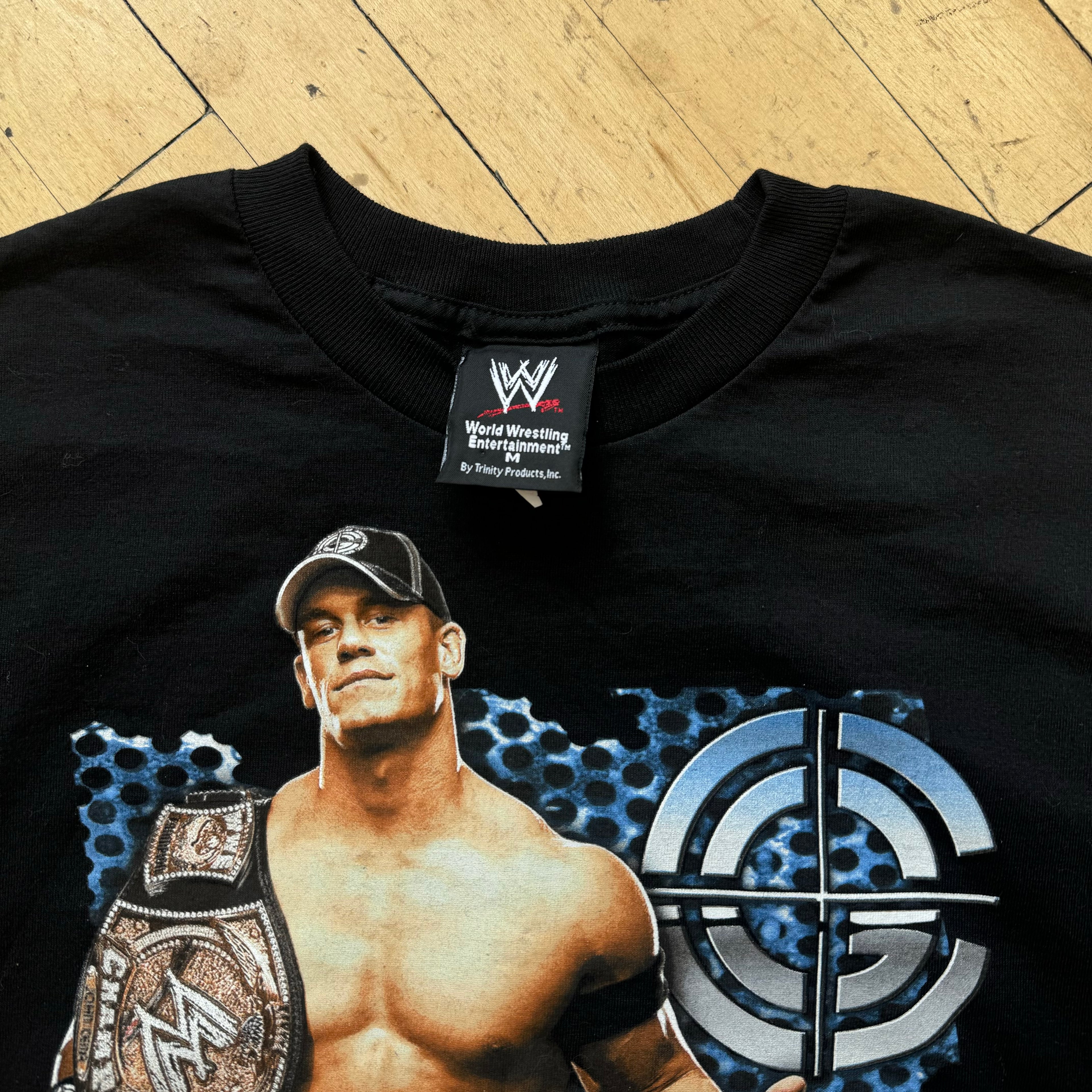 Y2K WWE John Cena World Champion T-shirt Sz M