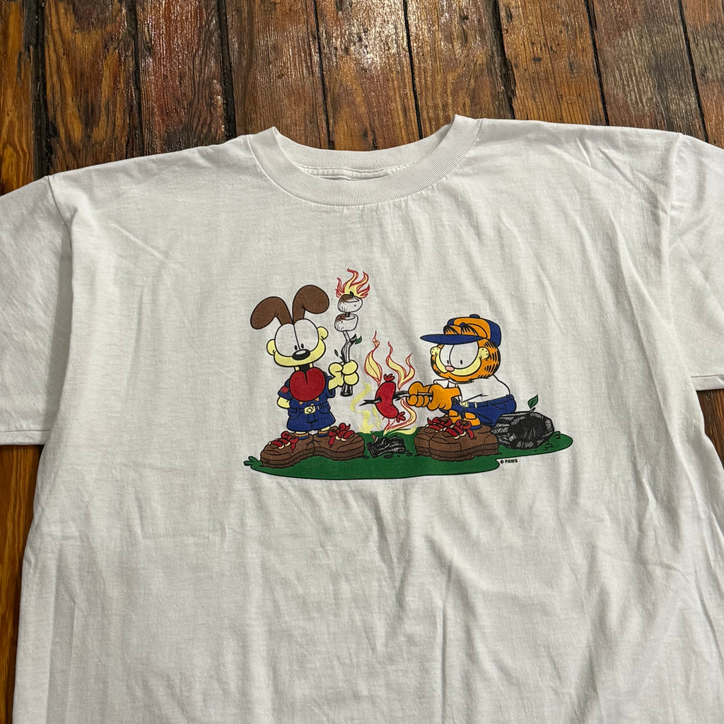 Vintage Garfield Campfire T-shirt Sz L