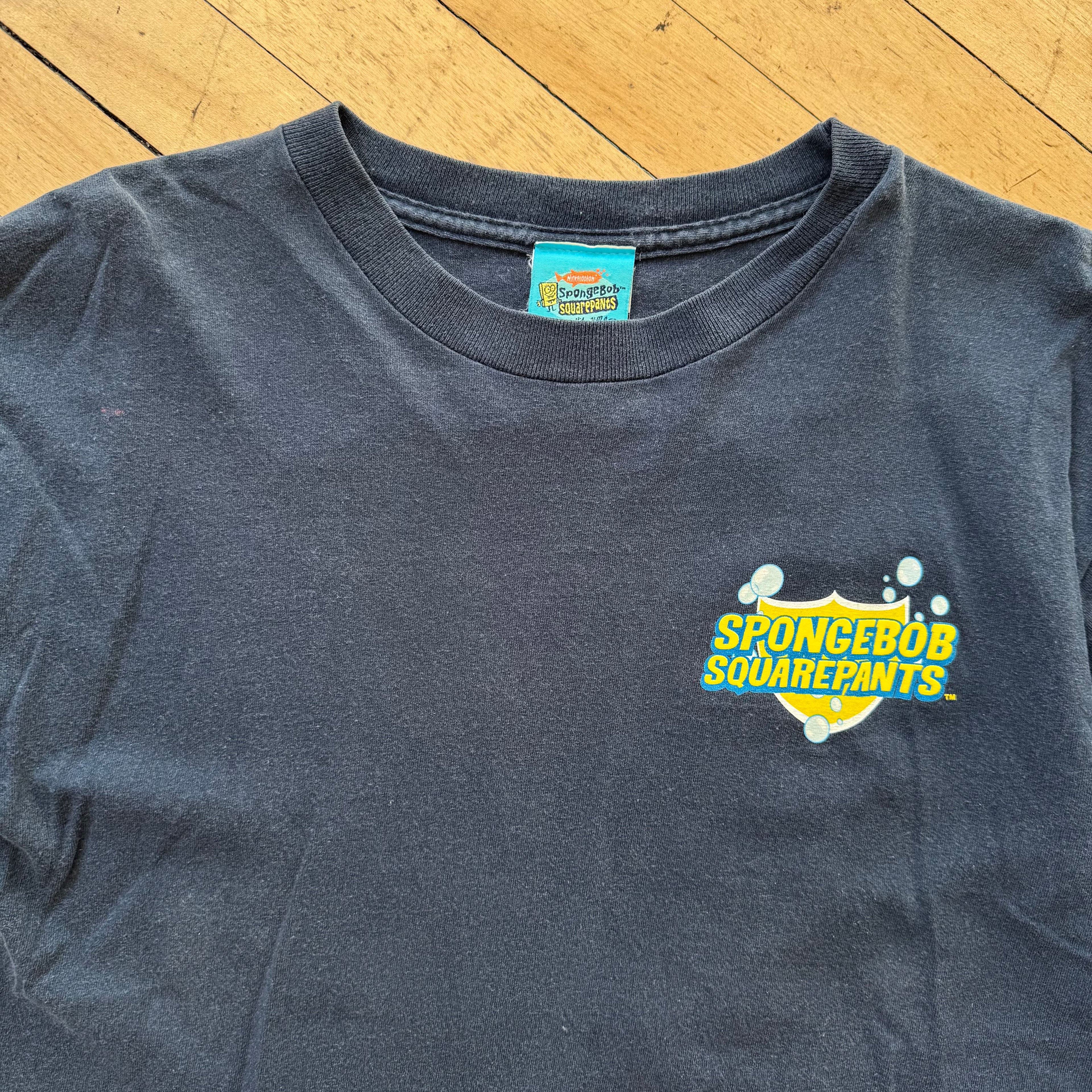 Y2K Sponge Bob PD T-shirt Sz S