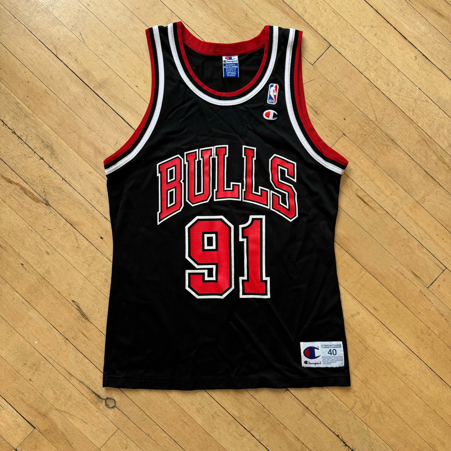 Vintage Champion Dennis Rodman Jersey Sz S