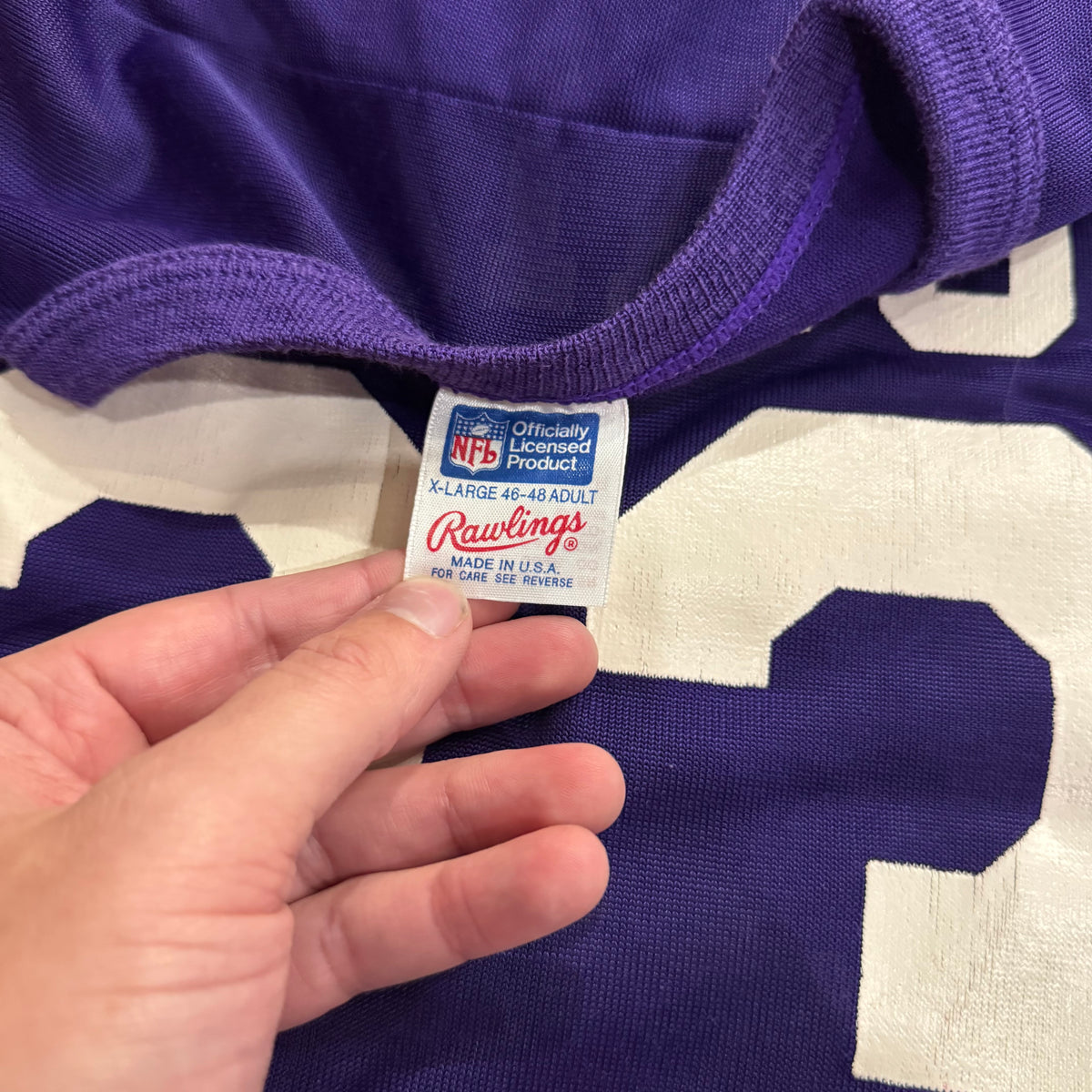 Vintage Rawlings Minnesota Vikings Jersey Sz L