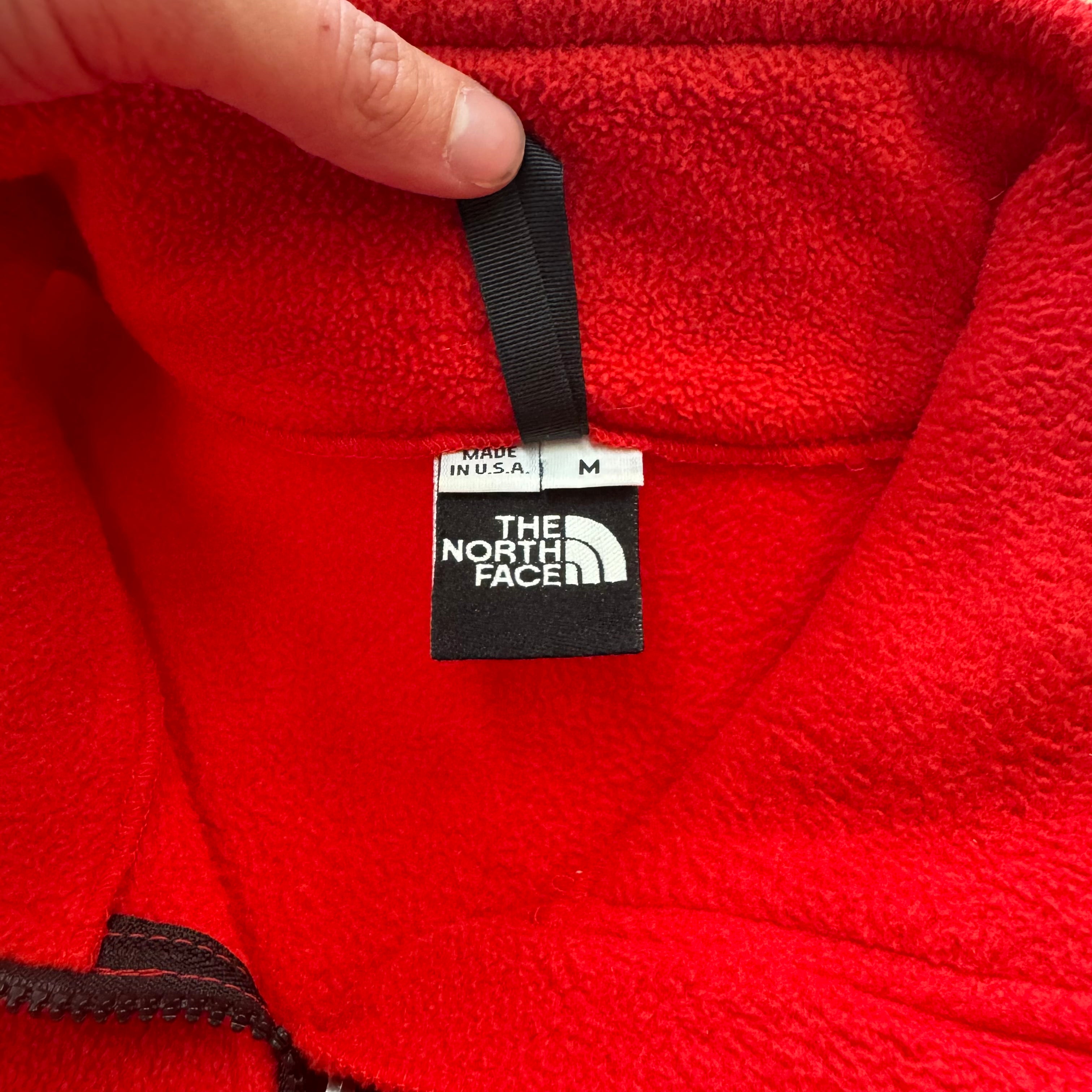 Vintage North Face Zip-Up Fleece Jacket Sz M