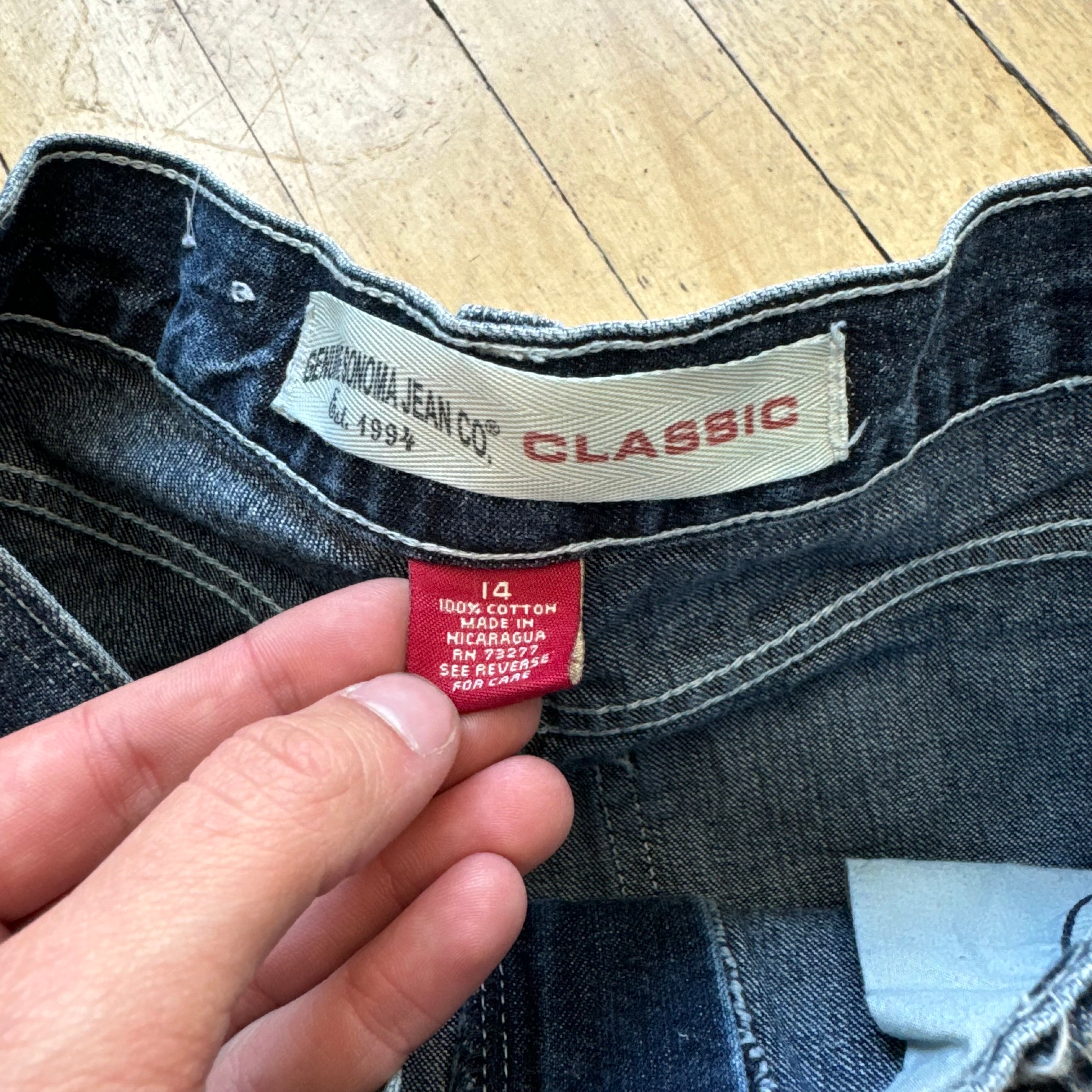 Vintage Soma Denim Jean Shorts Sz 14