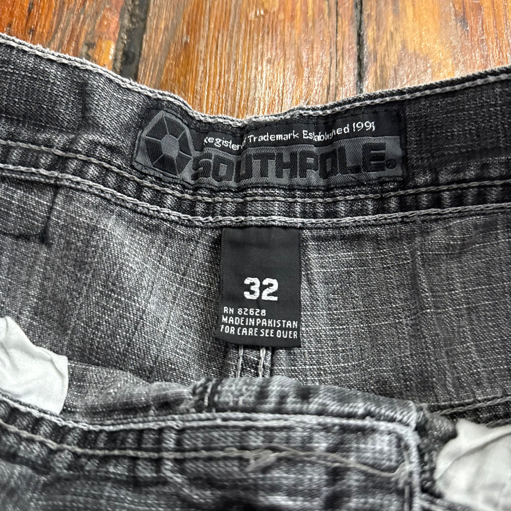 Y2K Faded SouthPole Denim Jean Shirts Sz 32