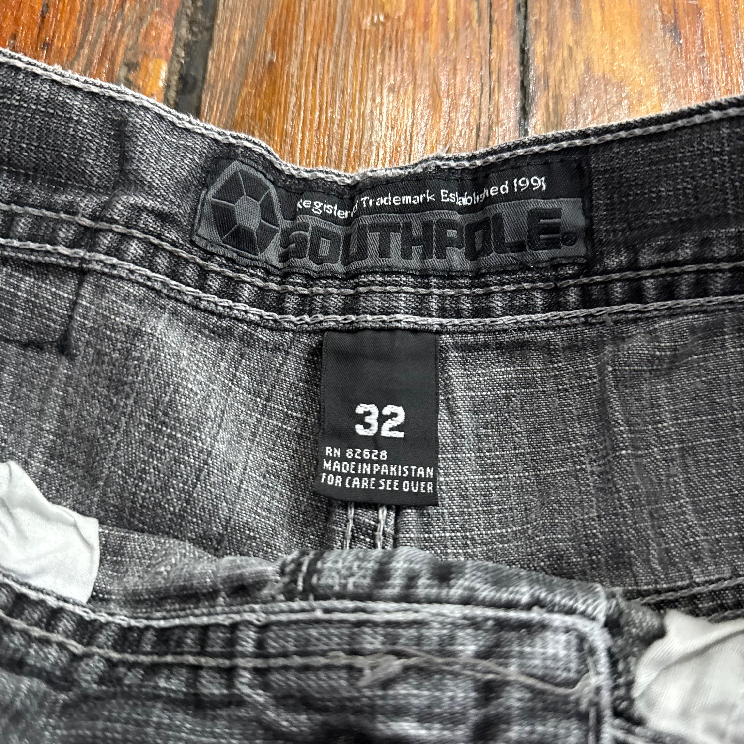 Y2K Faded SouthPole Denim Jean Shirts Sz 32