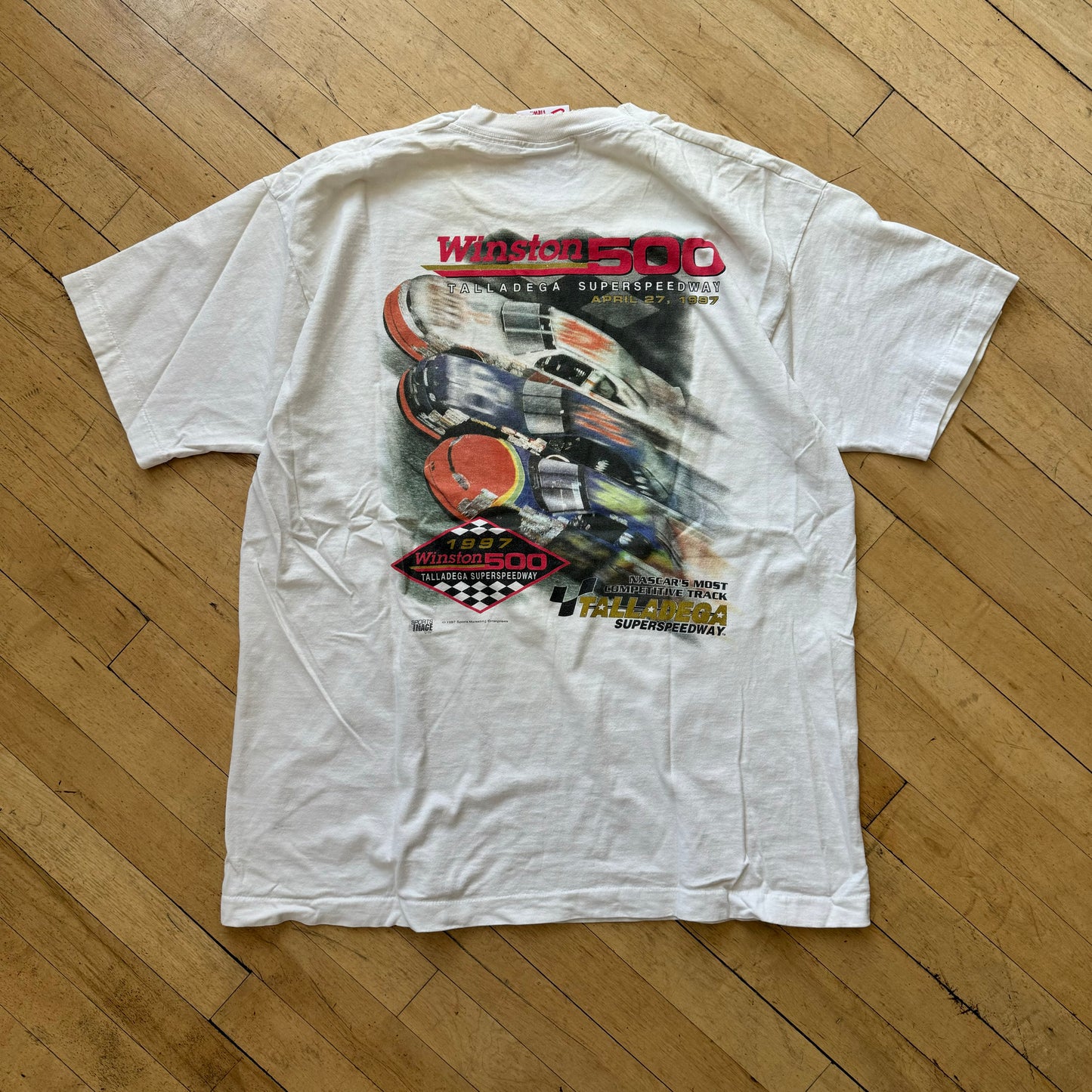 Vintage Talladega Winston 500 T-shirt Sz L