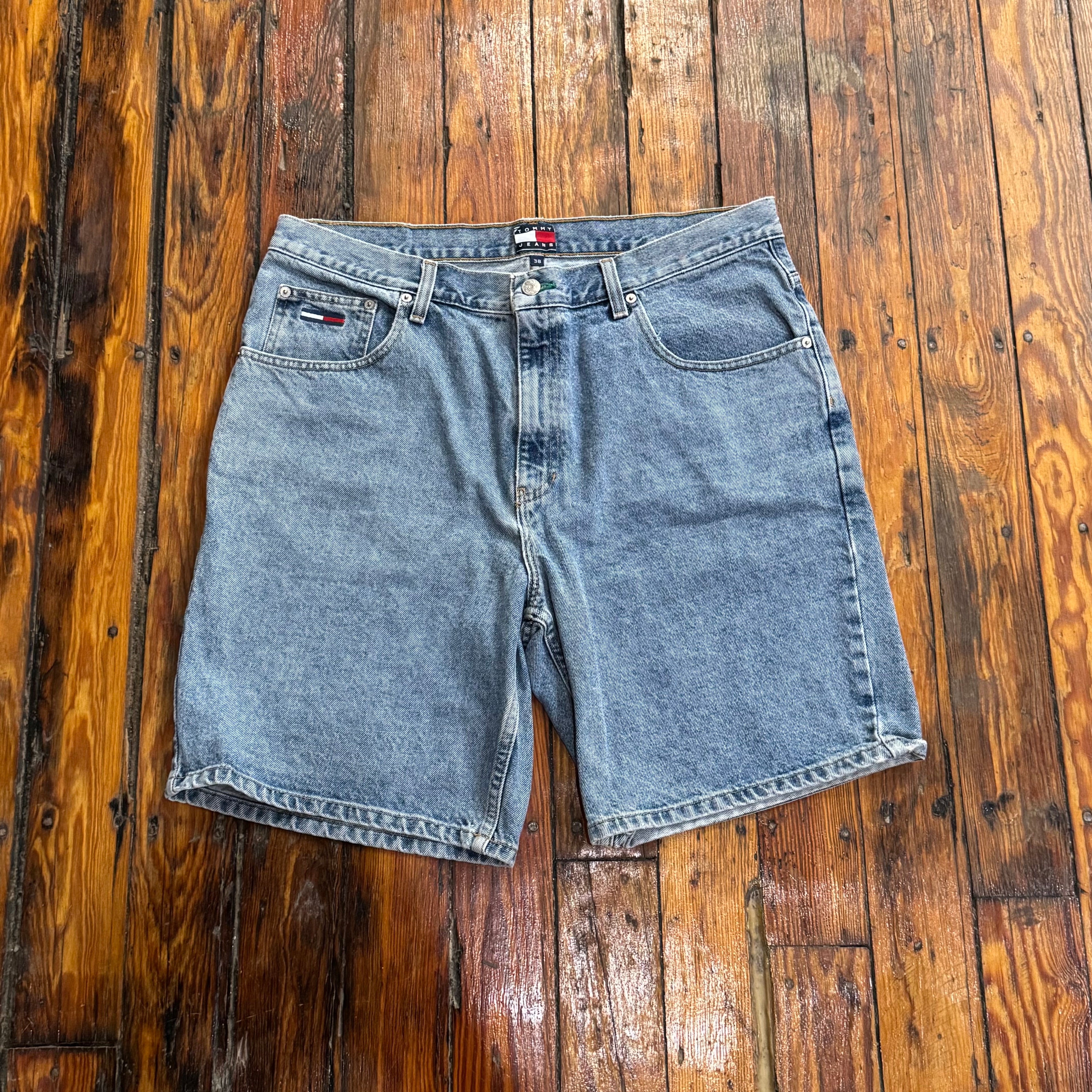 Vintage Tommy Hilfiger Denim Jean Shorts Sz 38