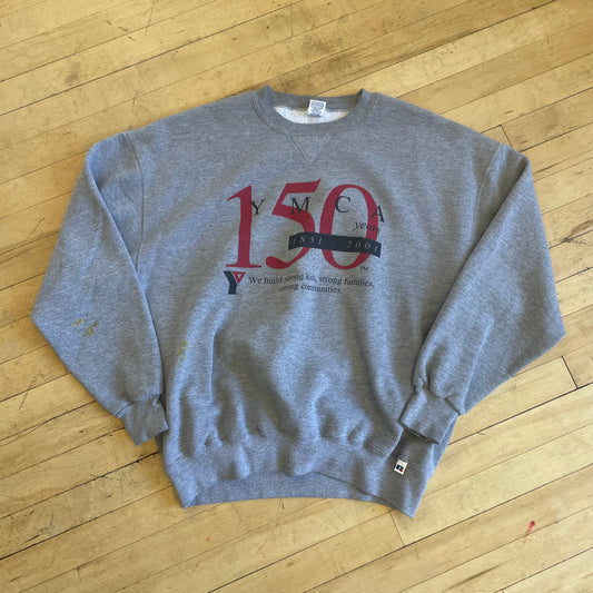 2001 YMCA Russel Made In USA CrewNeck Sz L