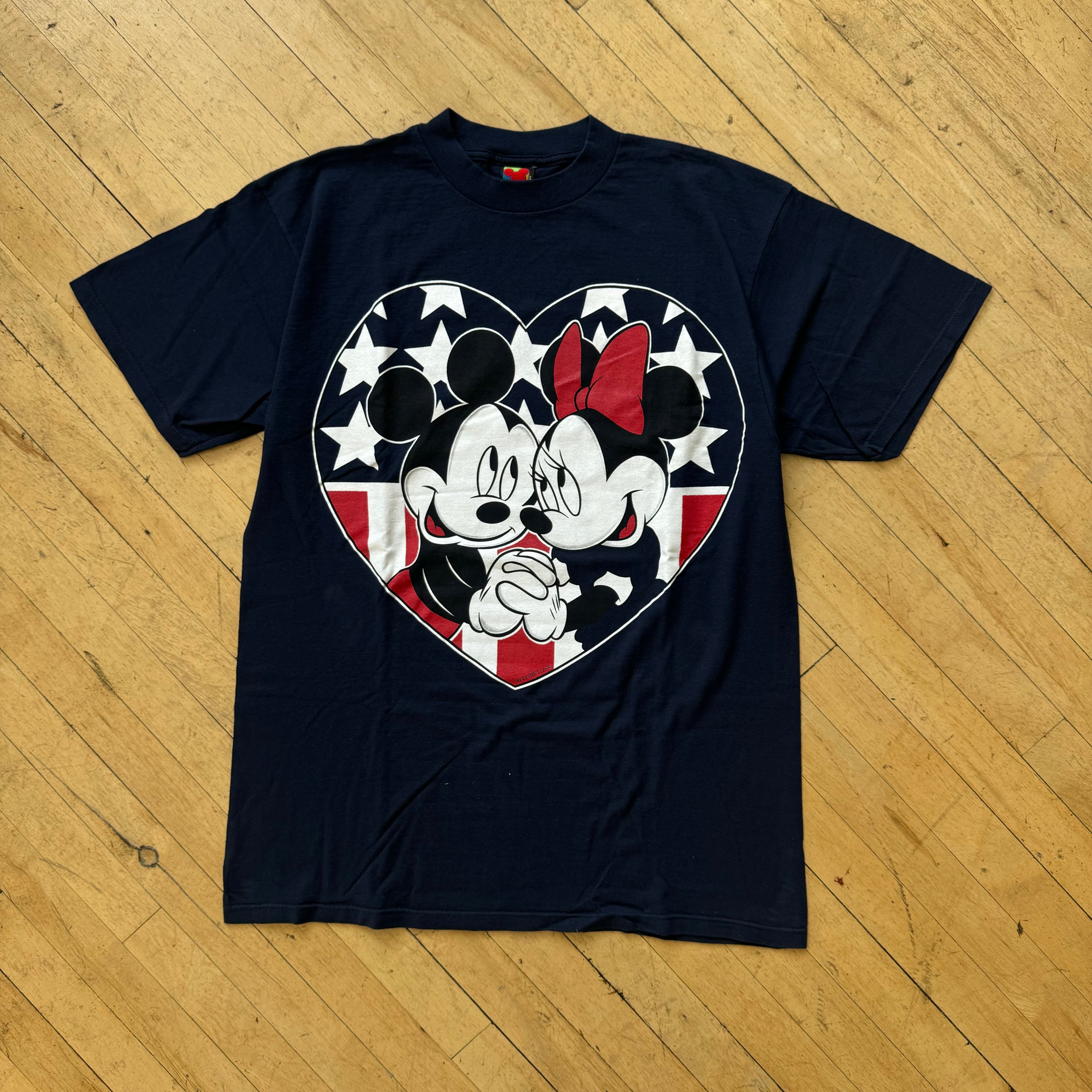 Vintage Mickey & Minnie Mouse T-shirt Sz XL