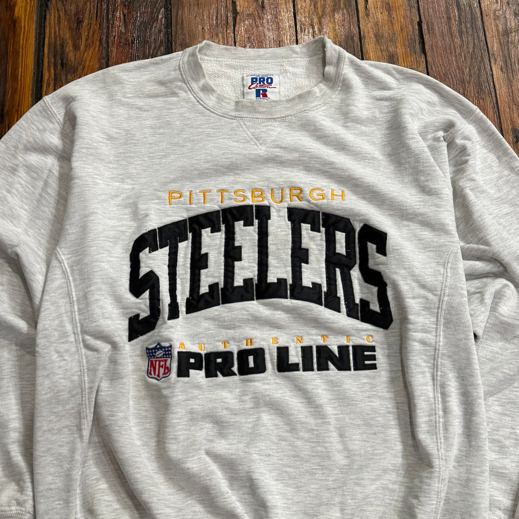 Vintage Pittsburg Steelers Pro Line Crewneck Sz XL