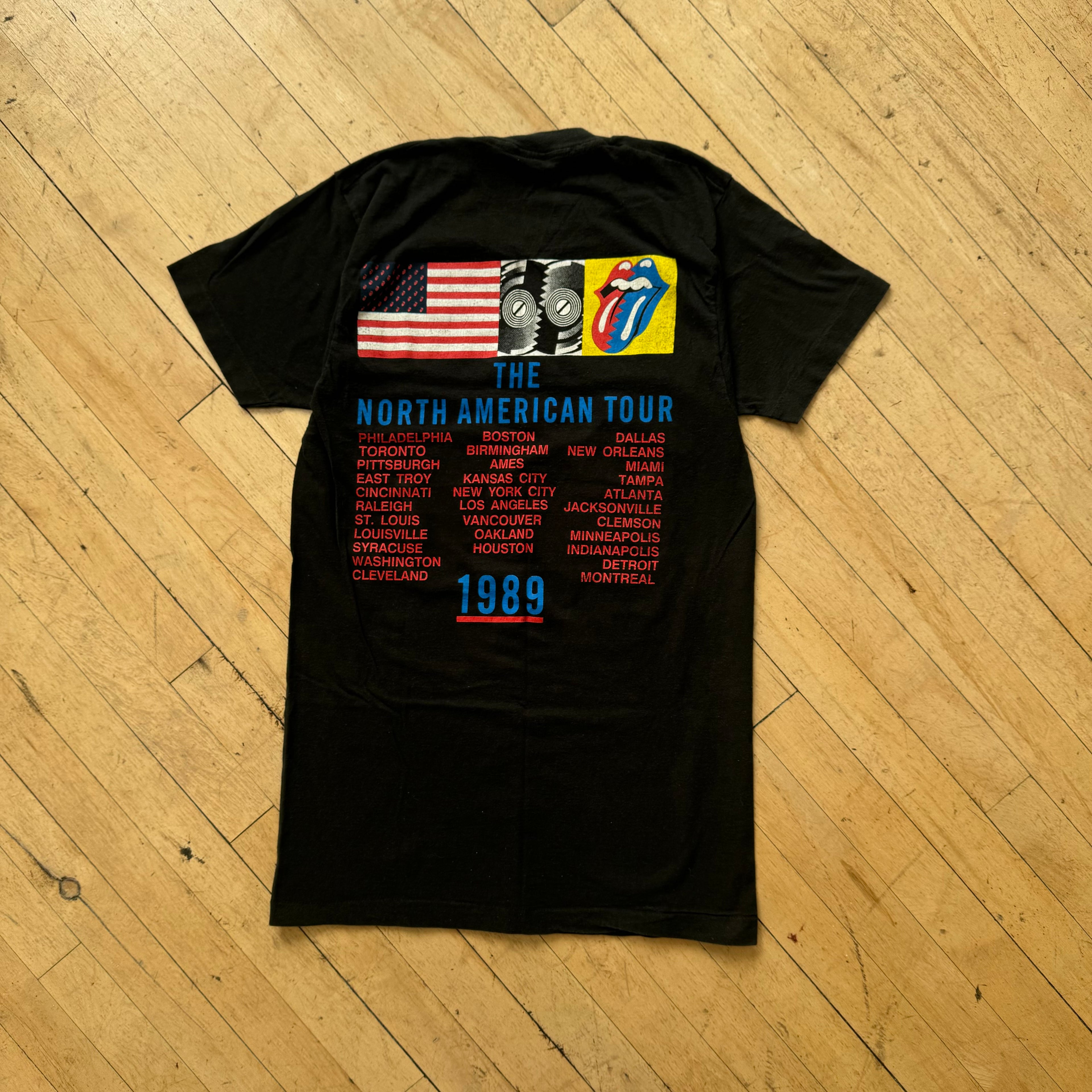 Vintage Rolling Stones North American Tour T-shirt Sz L