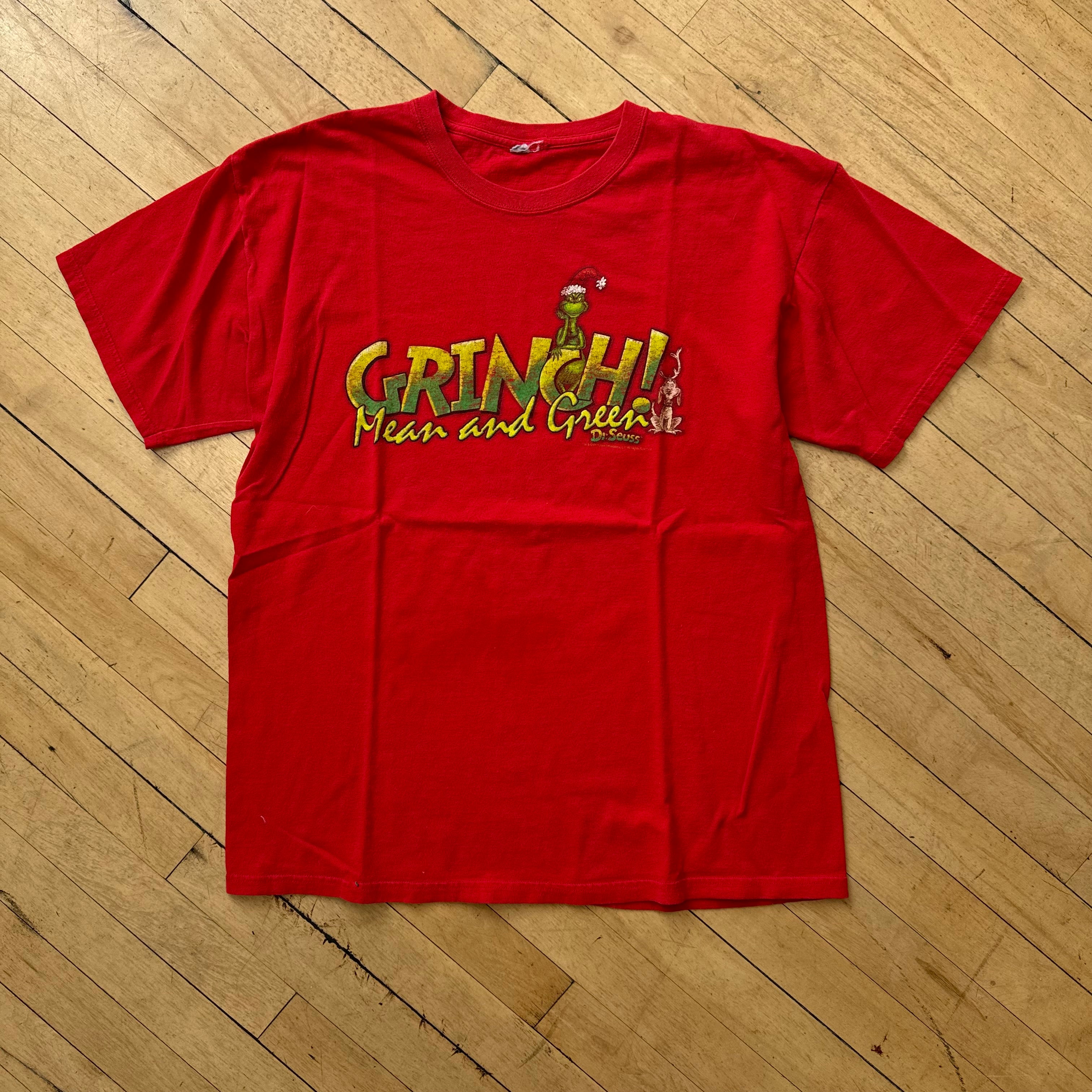 Vintage Grinch Christmas T-shirt Sz M