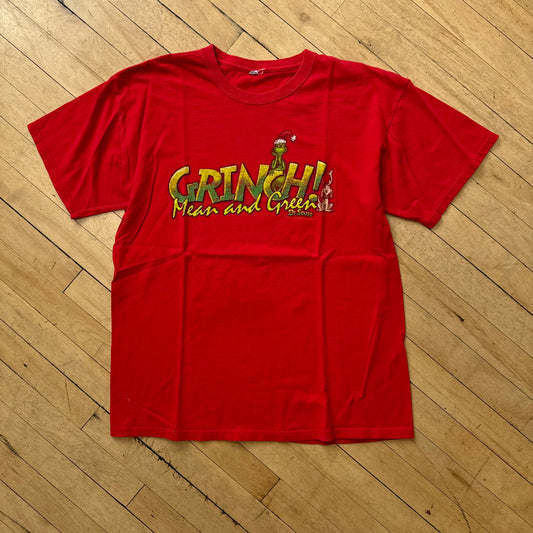 Vintage Grinch Christmas T-shirt Sz M