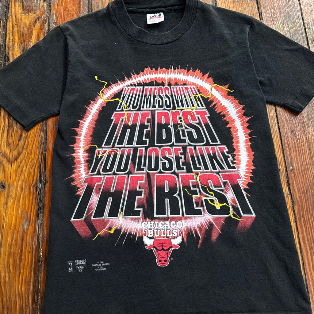 Vintage Chicago Bulls Mess with the Best T-shirt Sz S