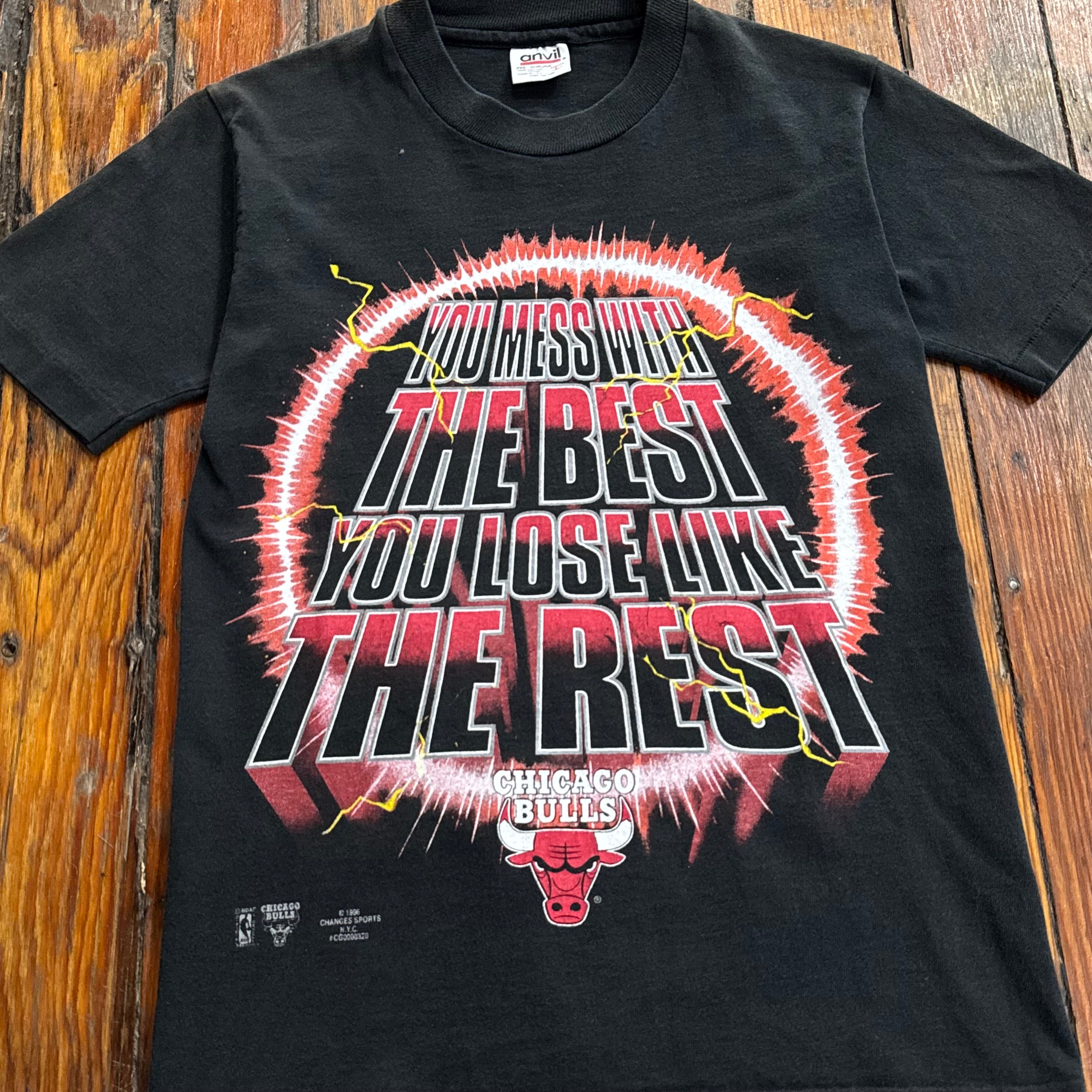 Vintage Chicago Bulls Mess with the Best T-shirt Sz S