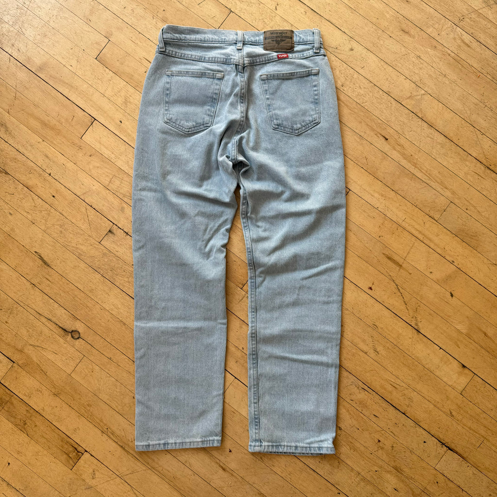 Y2K Light Wash Wrangler Denim Jeans Sz 30x30