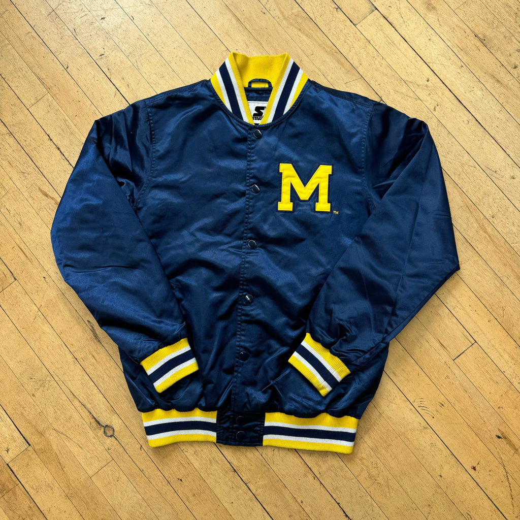 Vintage Starter Michigan Bomber Jacket Sz M