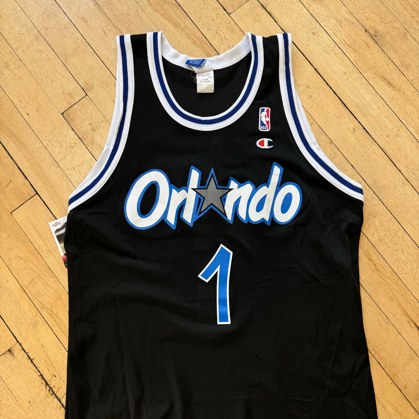 Vintage Champion Orlando Magic Hardaway Jersey Sz L