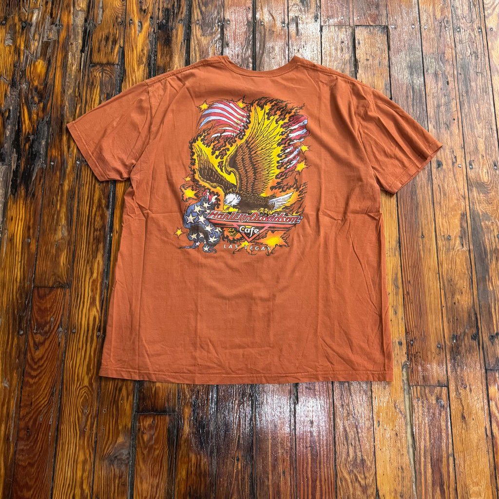 Vintage Harley Davidson Cafe Las Vegas T-shirt Sz XL