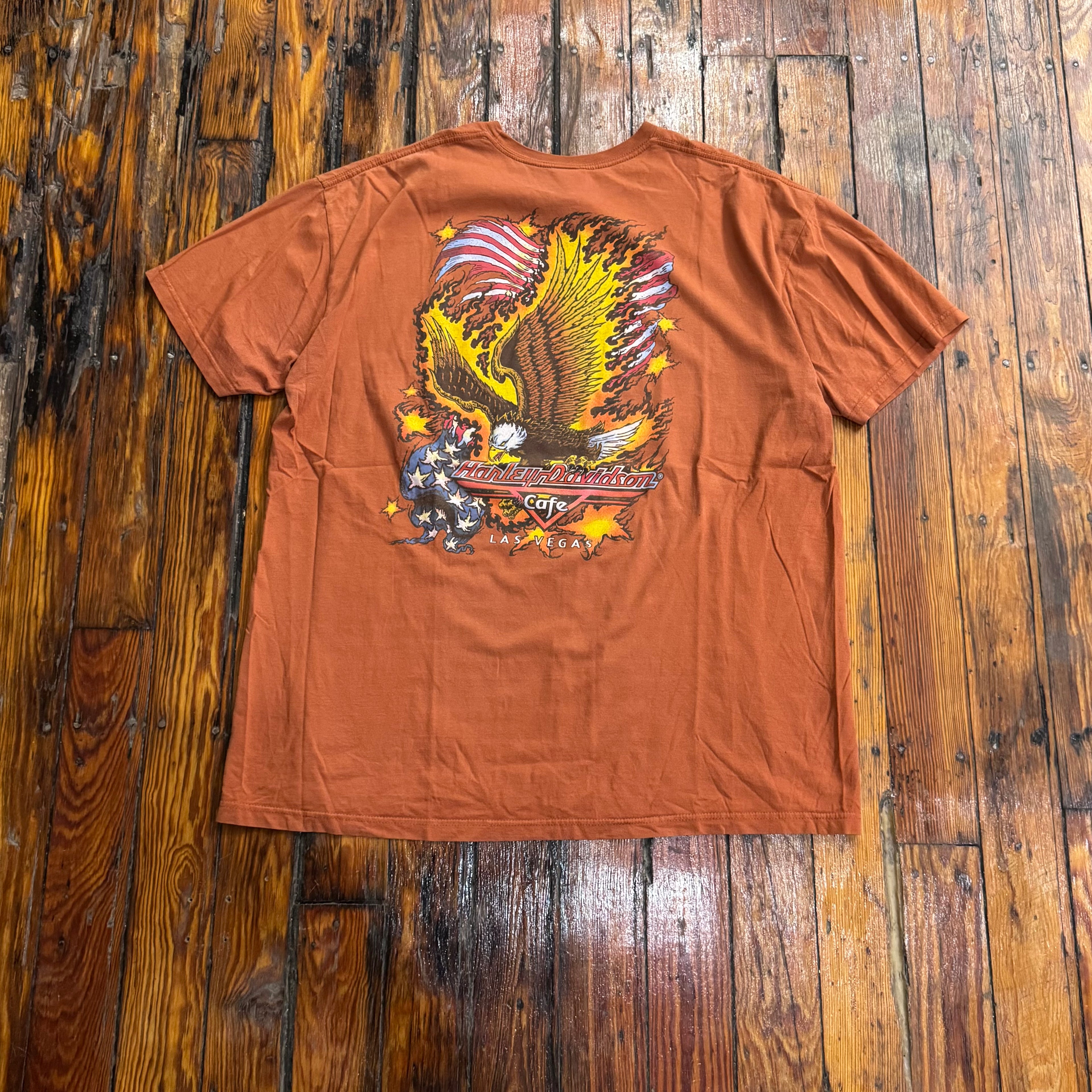 Vintage Harley Davidson Cafe Las Vegas T-shirt Sz XL