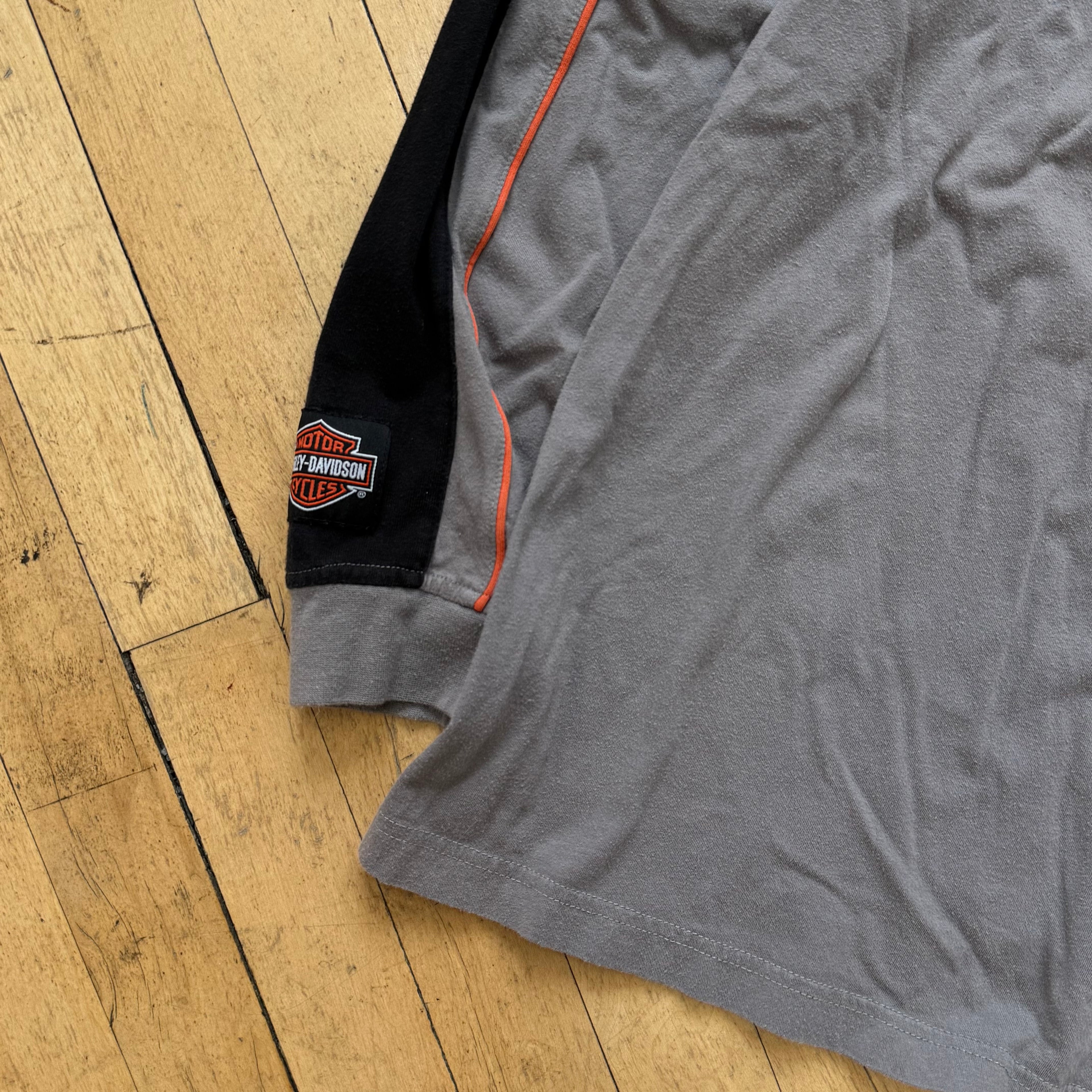 Y2K Harley Davidson Long Sleeve T-shirt Sz L