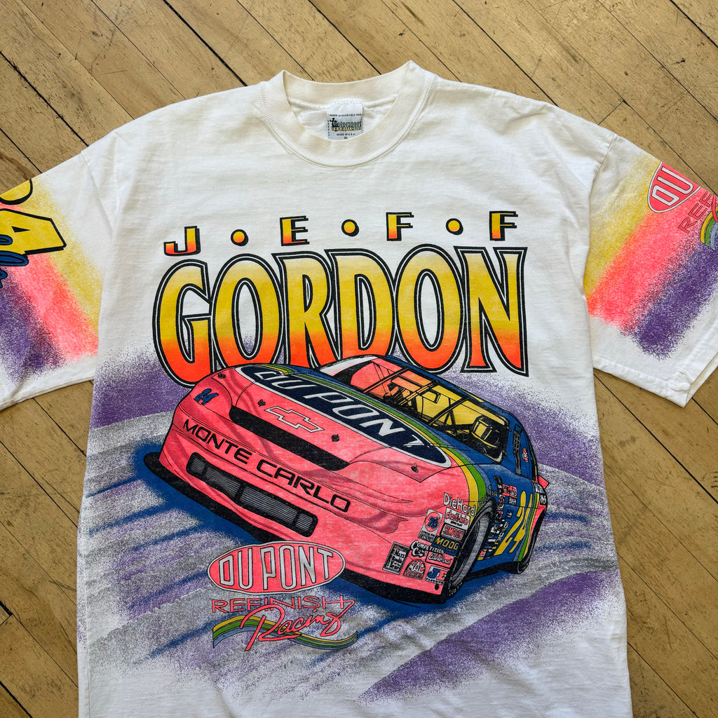 Vintage Jeff Gordon NASCAR Racing AOP T-shirt Sz XL
