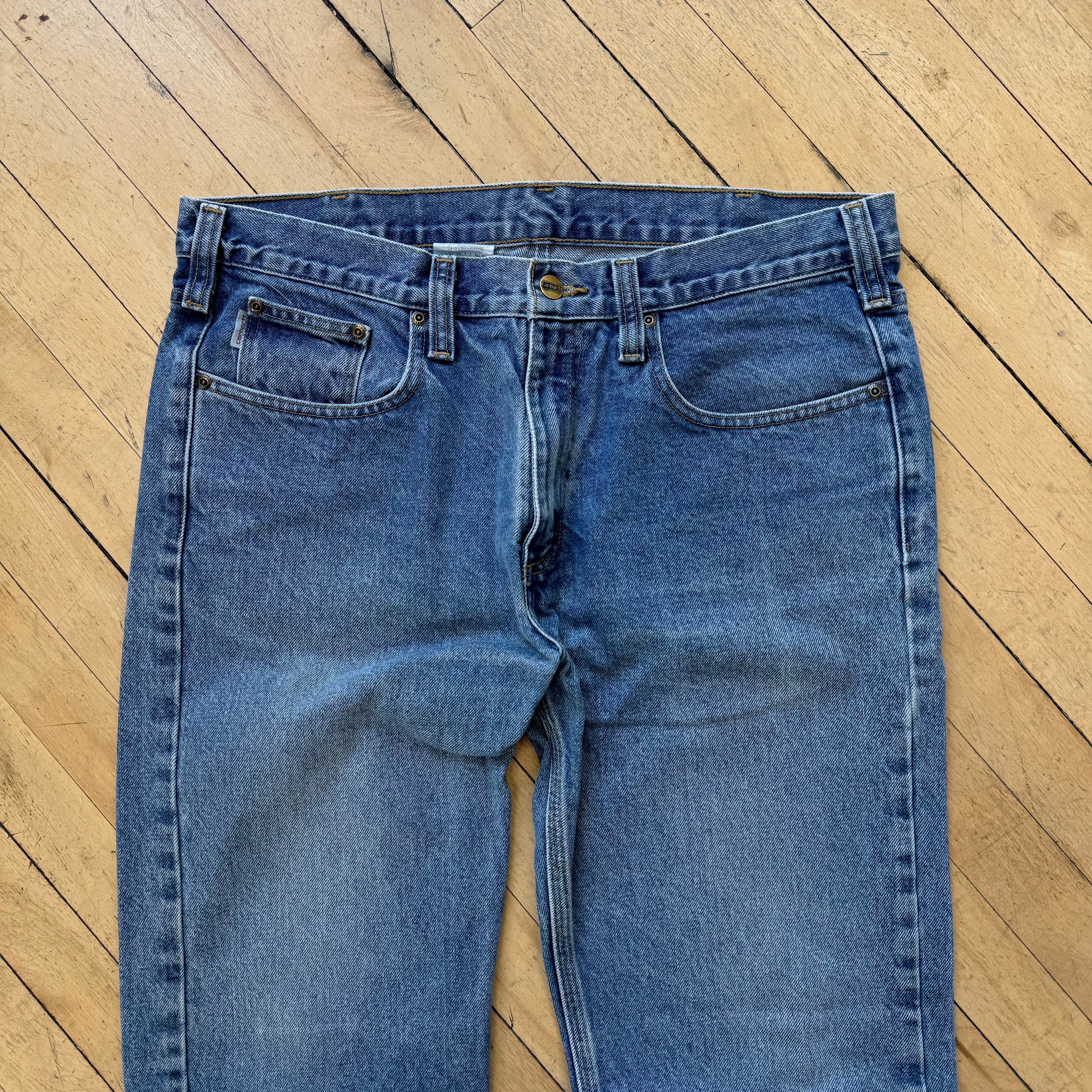 Vintage Carhartt Denim Jeans Sz 36x30