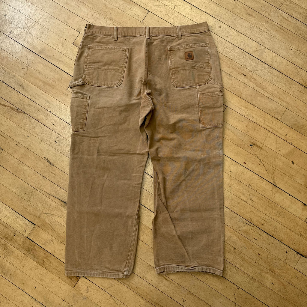 Vintage Carhartt Denim Khaki Jeans Sz 40x30