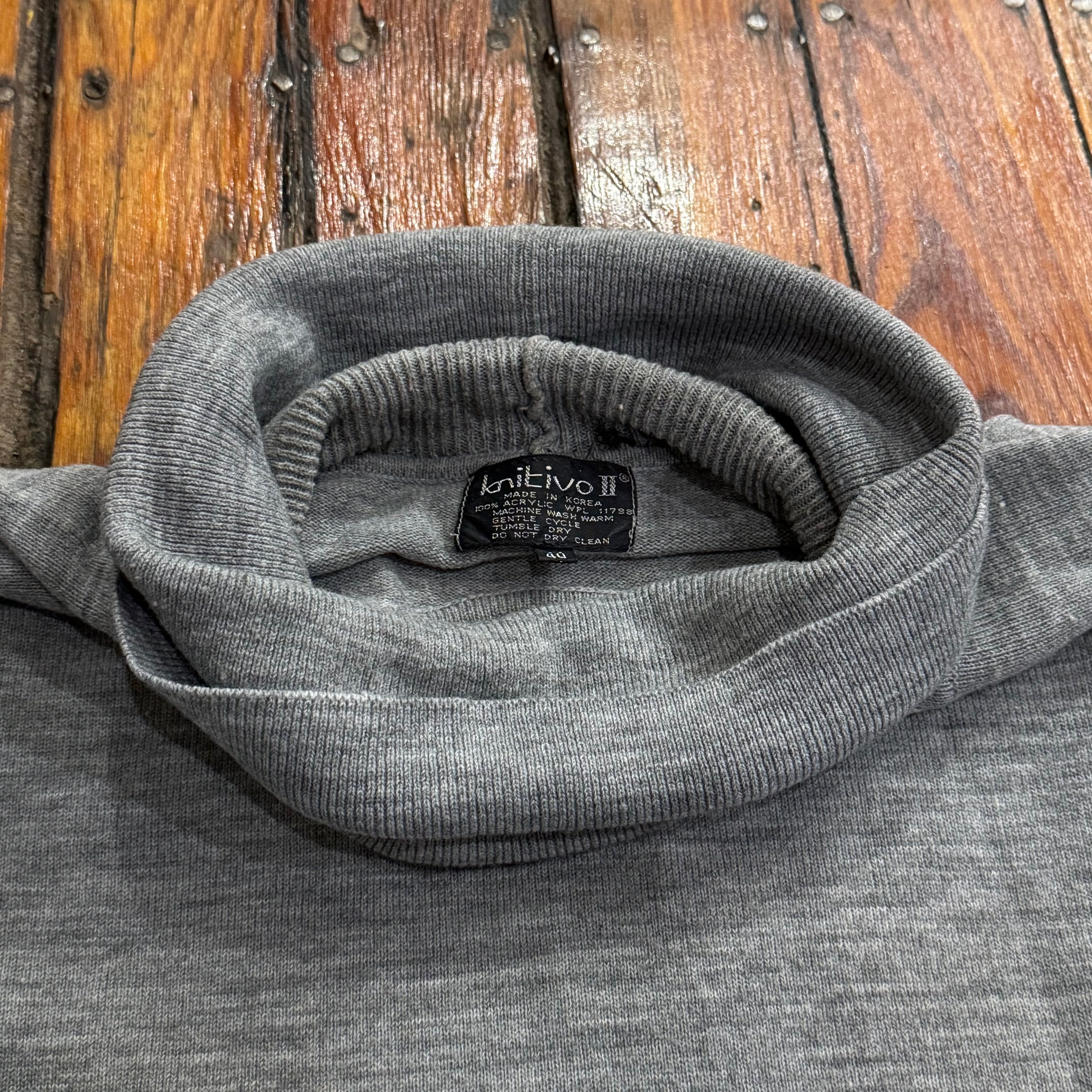 Vintage Knitivo Turtle Neck Sweater Sz L
