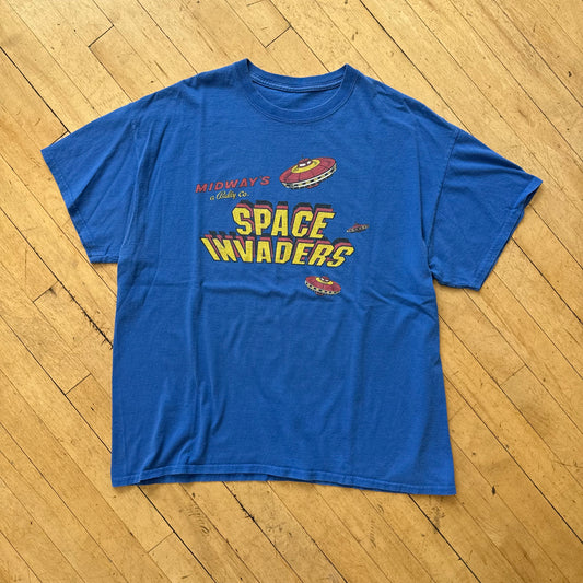 Vintage Space Invaders T-shirt Sz L