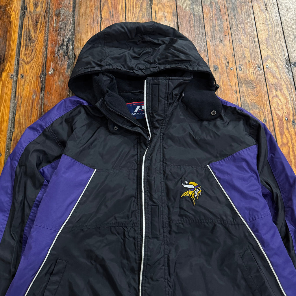Vintage Vikings ProPlayer Jacket Sz XL