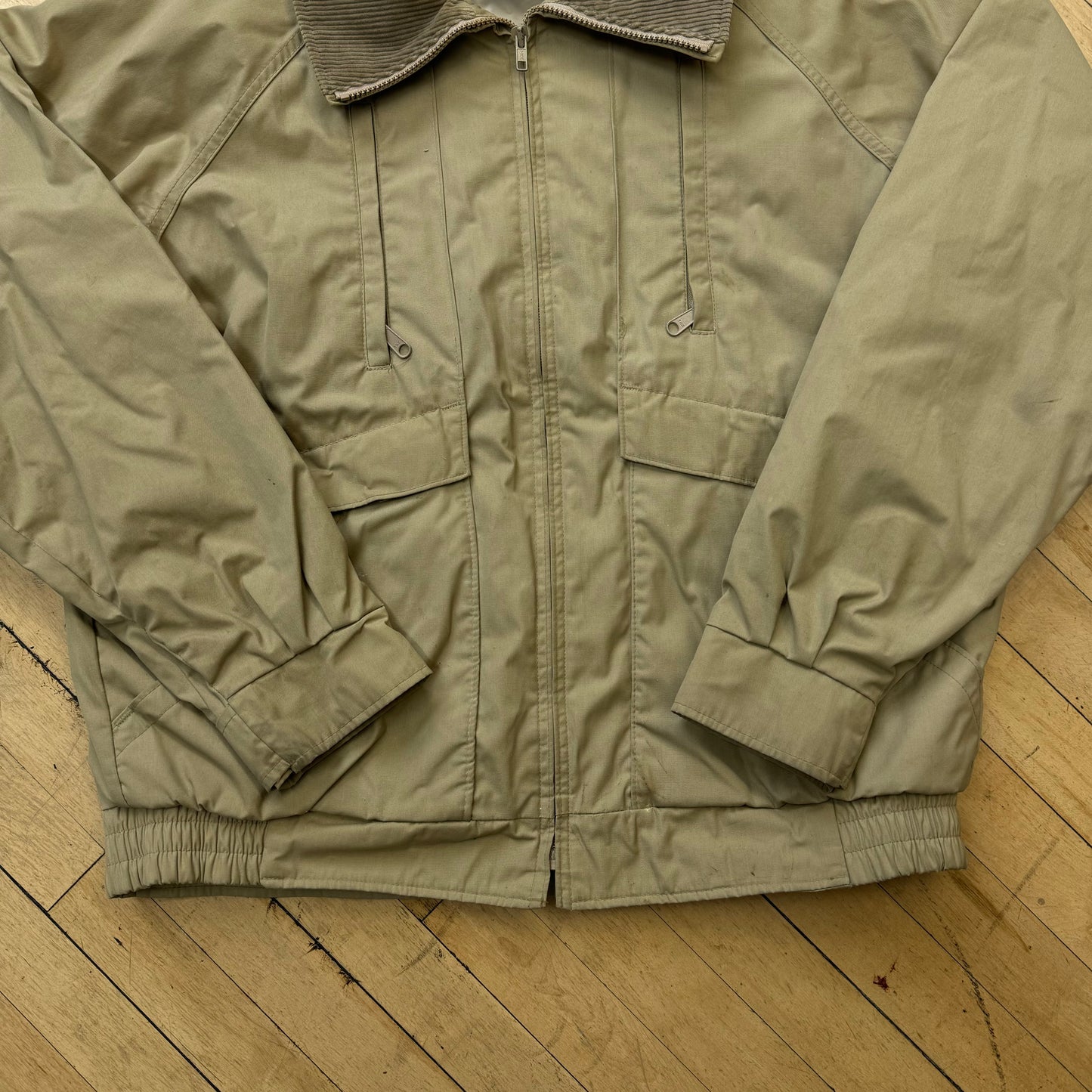 Vintage WoolRich Pocket Zip-Up Jacket Sz L