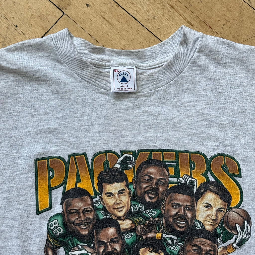 Vintage Green Bay Packers Super Bowl Champions T-Shirt Sz XL