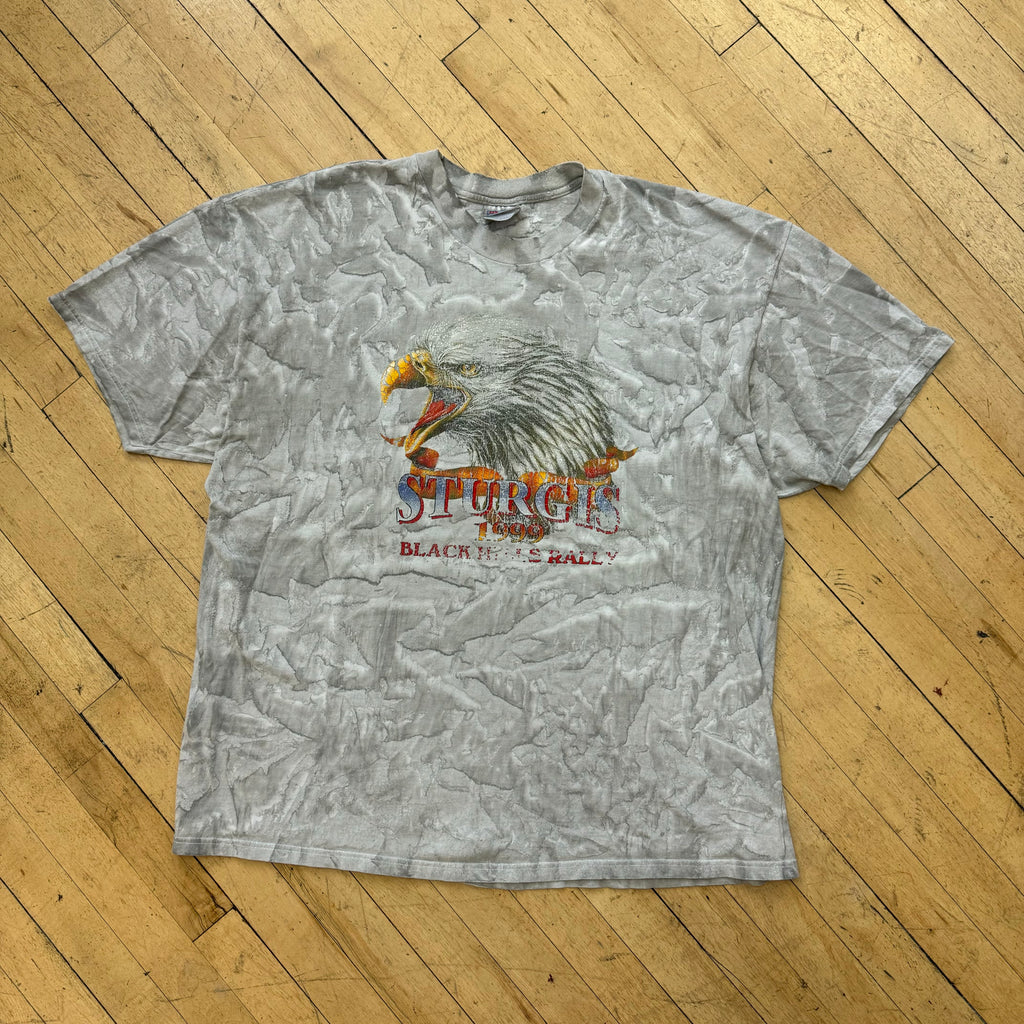 Vintage Sturgis Black Hills 99 Tie Dye T-shirt Sz XXL