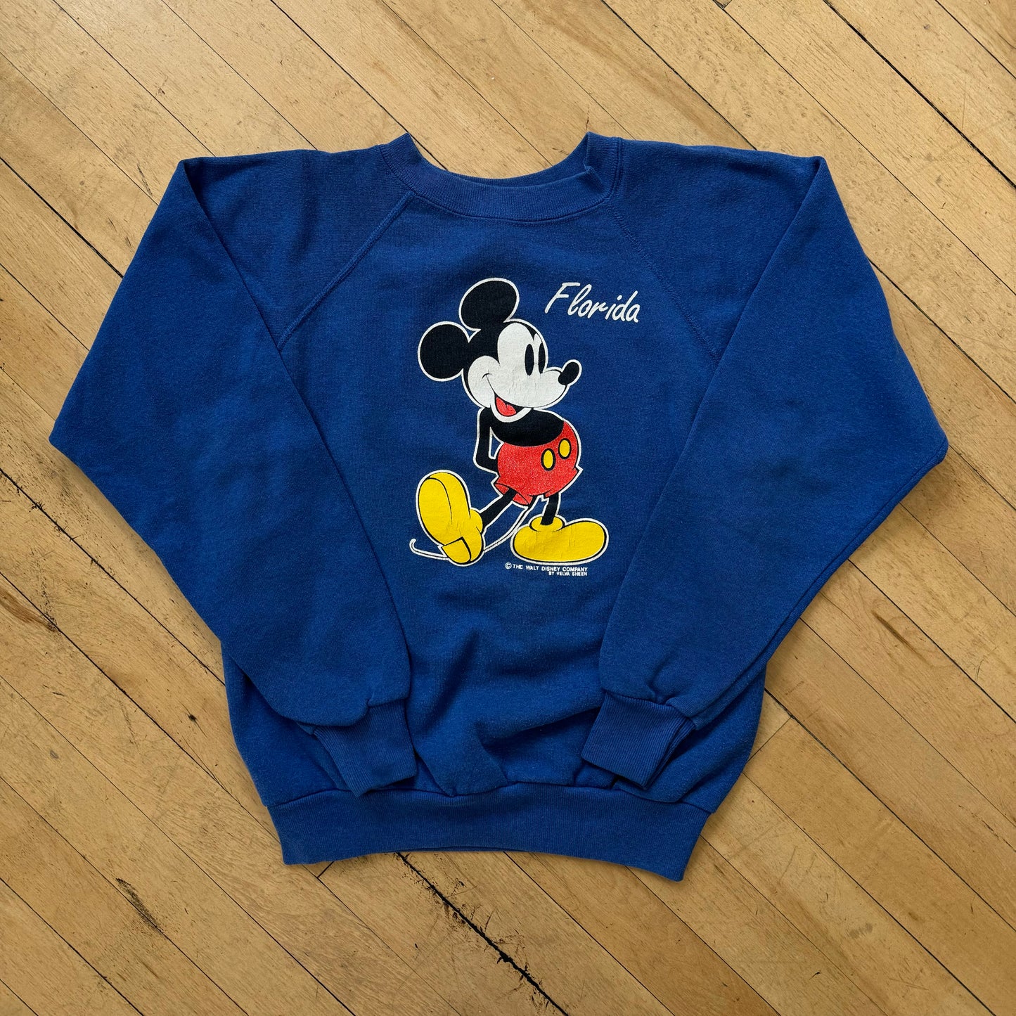 Vintage Mickey Mouse Flordia Crewneck Sz YTH L