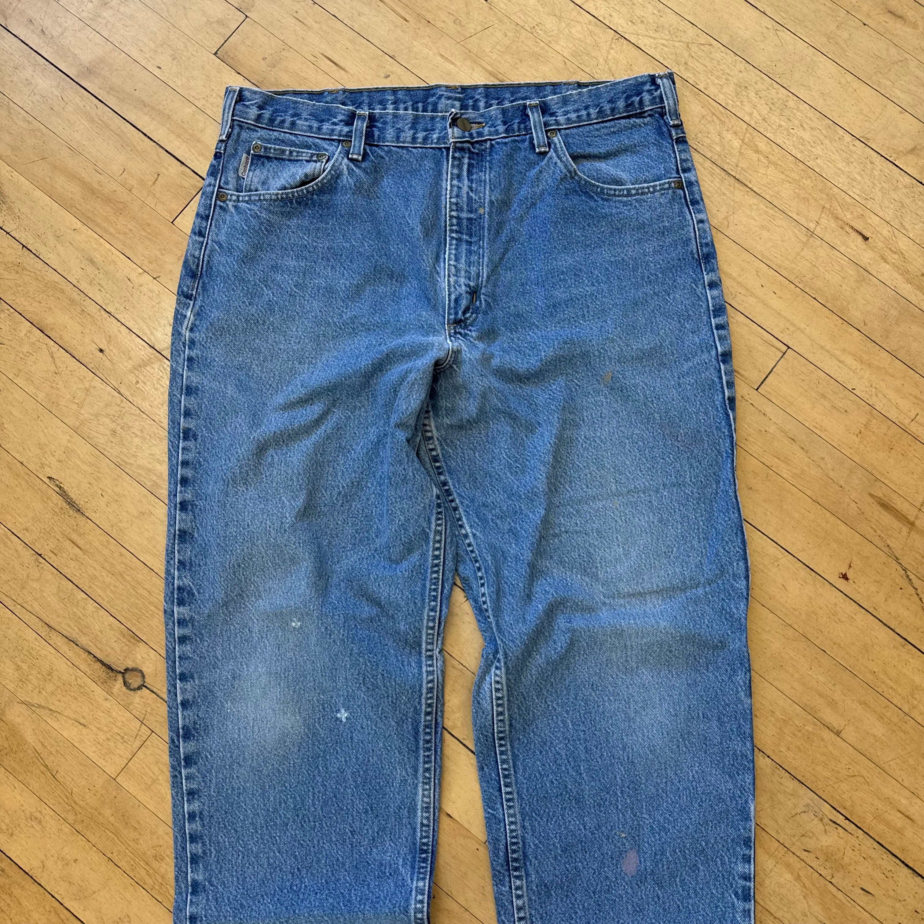 Vintage Carhartt Denim Jeans Sz 38x32