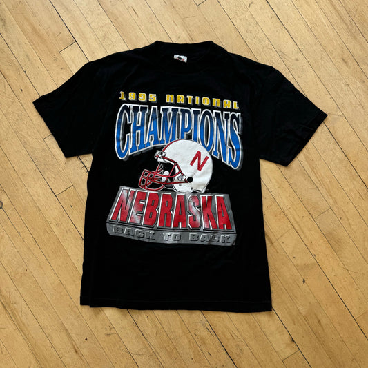 Vintage 95’ Back to Back Nebraska T-shirt Sz L