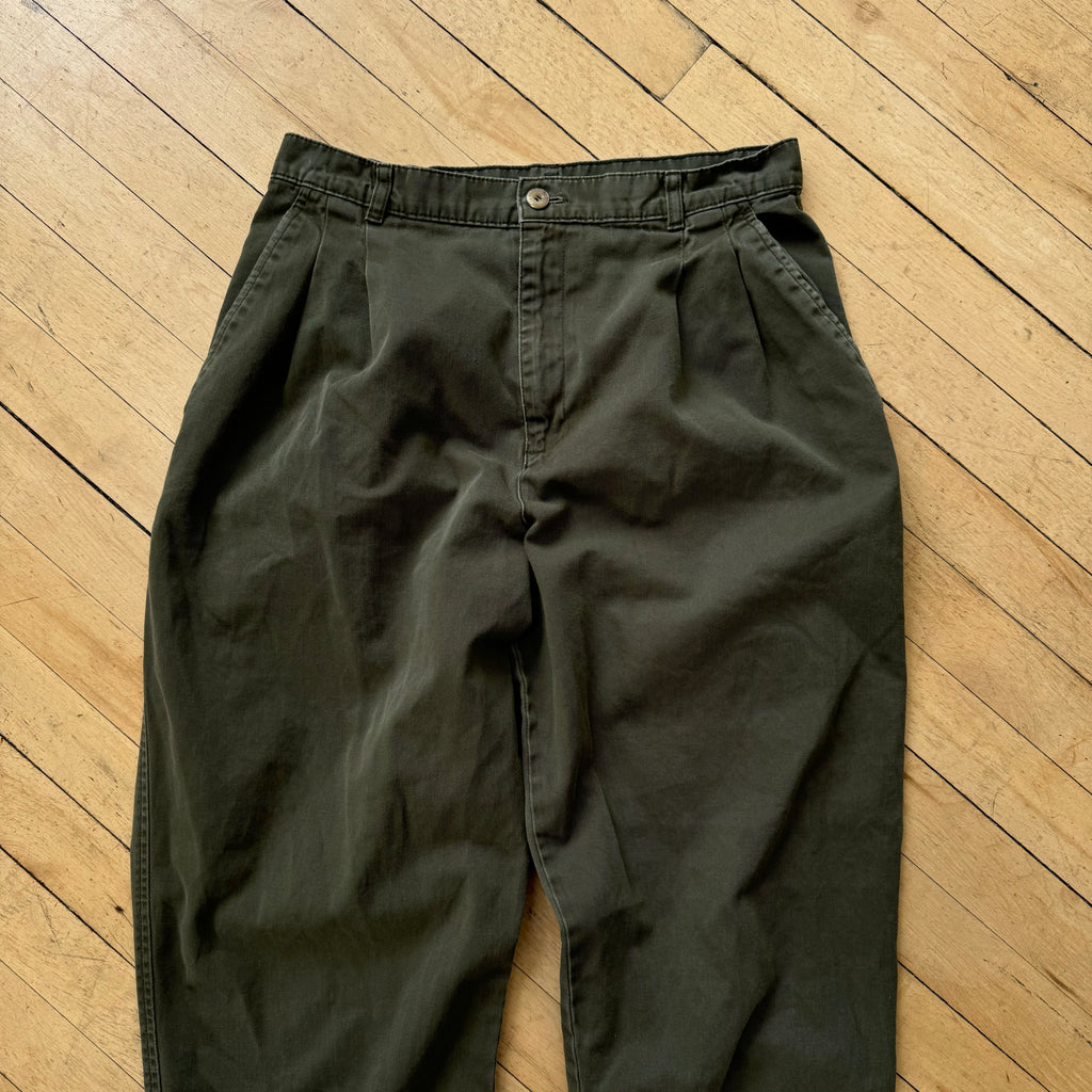 Vintage Olive White Stag Kahki Pants Sz 29