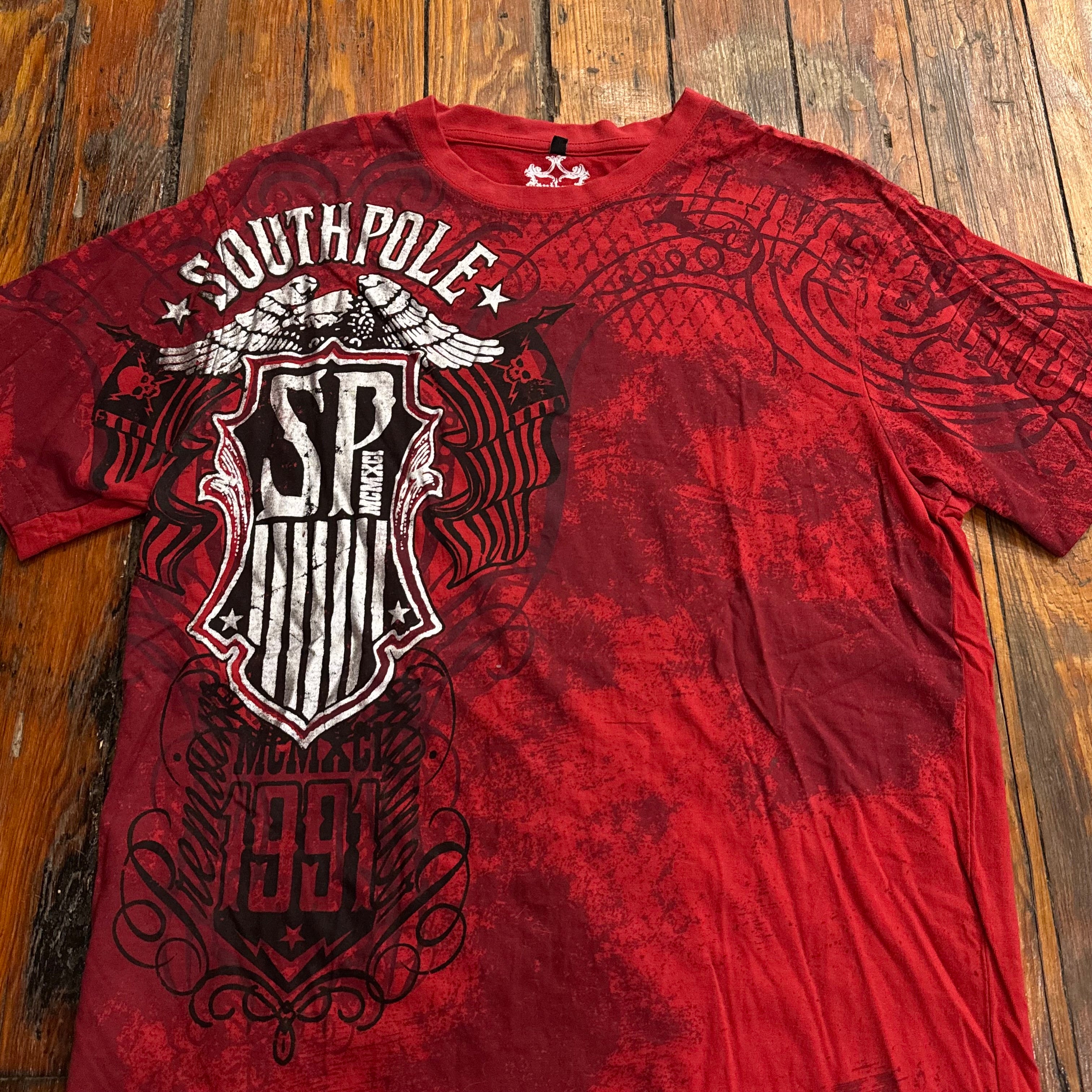 Y2K SouthPole T-shirt Sz L