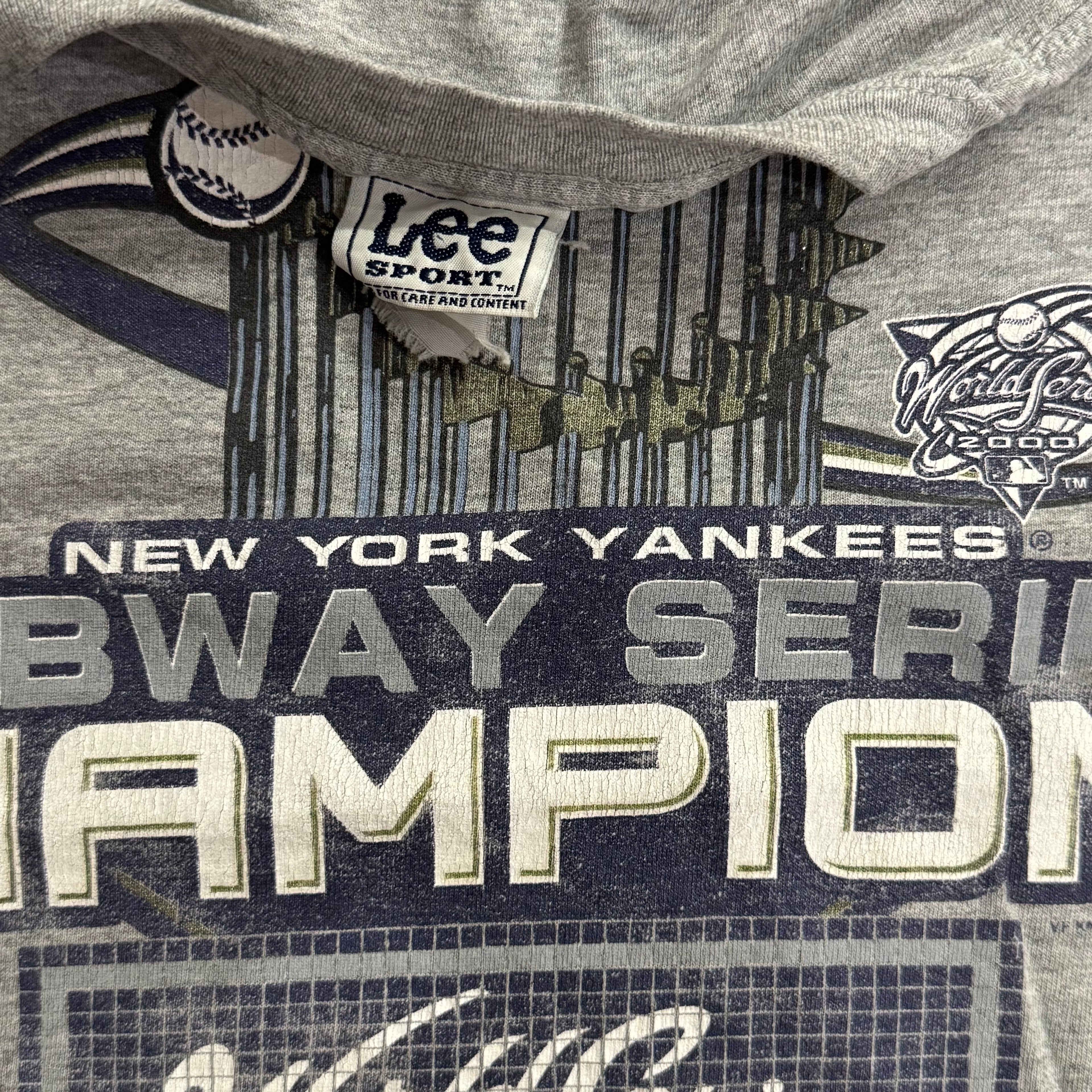 Vintage New York Yankees Subway Series Champions T-shirt Sz L